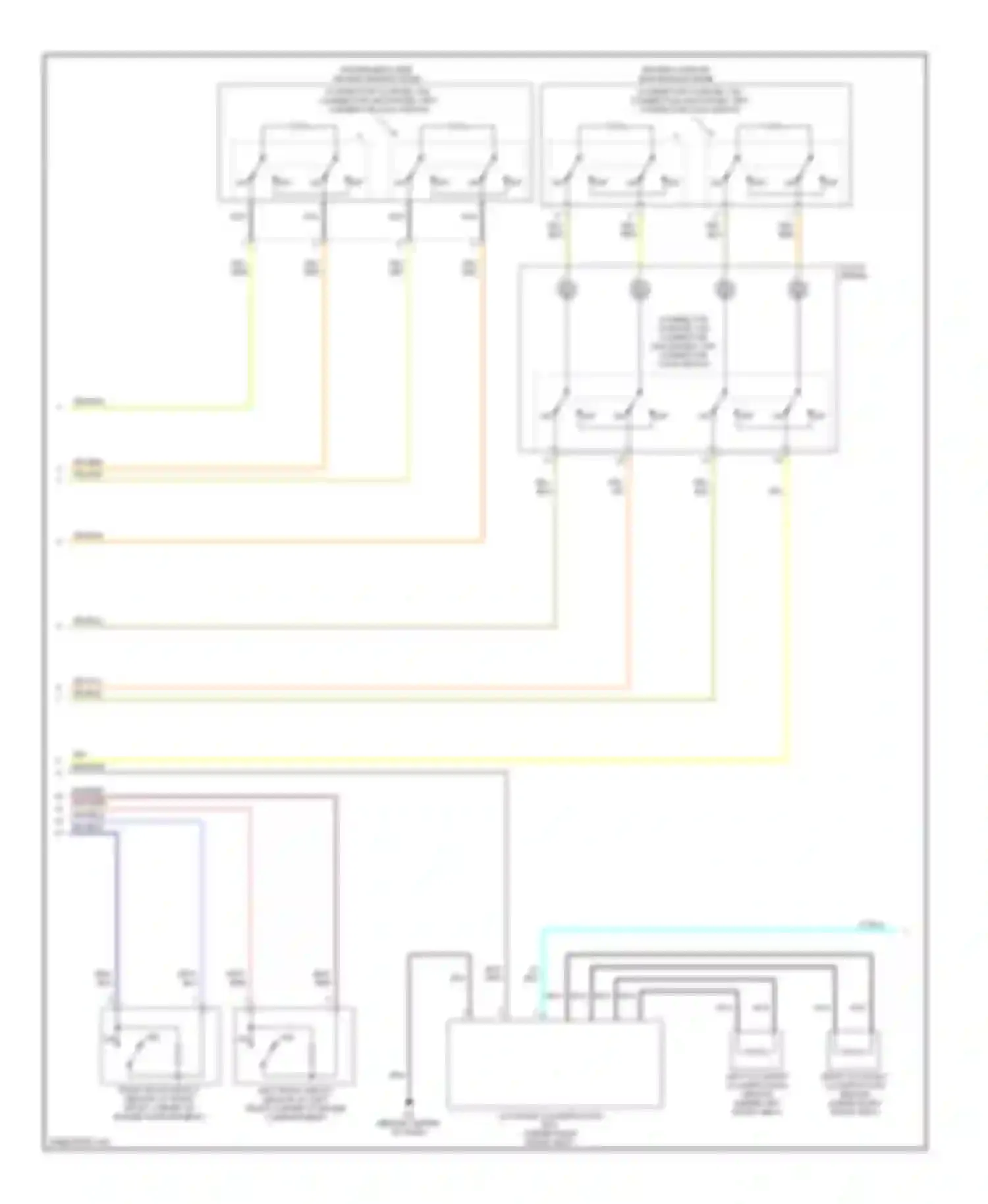 Galant Mitsubishi IX (2003-2006): Supplemental restraints circuit (2 of 3)