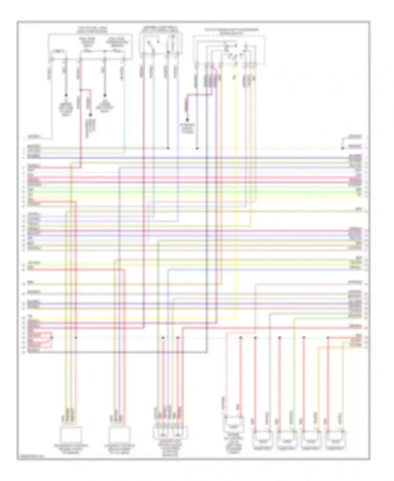 Wiring diagram injector 4 for Mitsubishi Galant IX (2003-2006) (1 of 2)