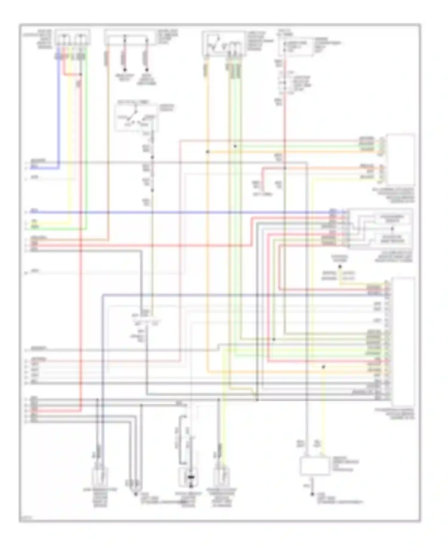 Galant Mitsubishi VII (1992-1997): Wiring diagram engine performance 2.4l dohcs (2 of 2)