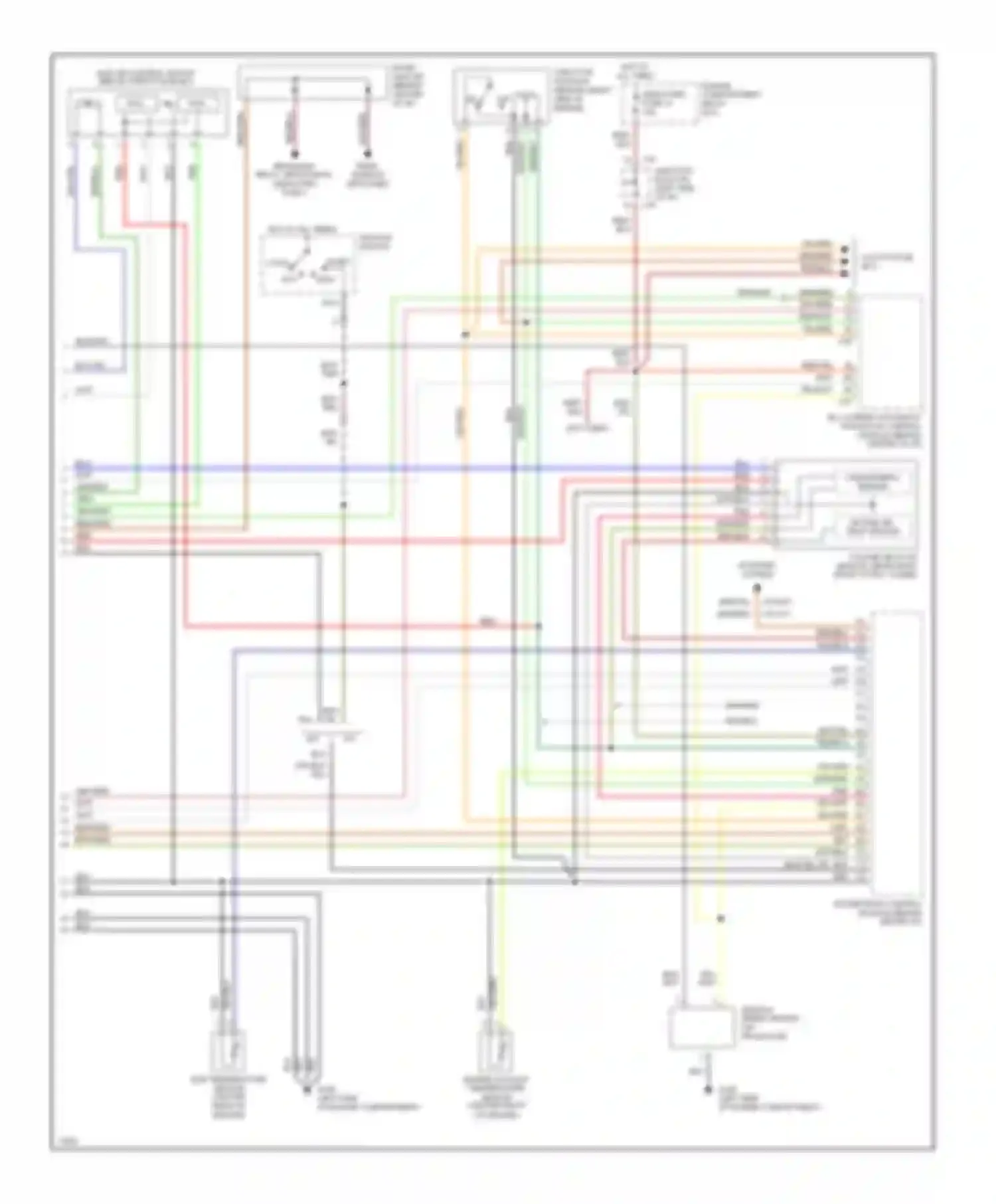 Galant Mitsubishi VII (1992-1997): Wiring diagram engine performance 2.4l sohcs, california (2 of 2)