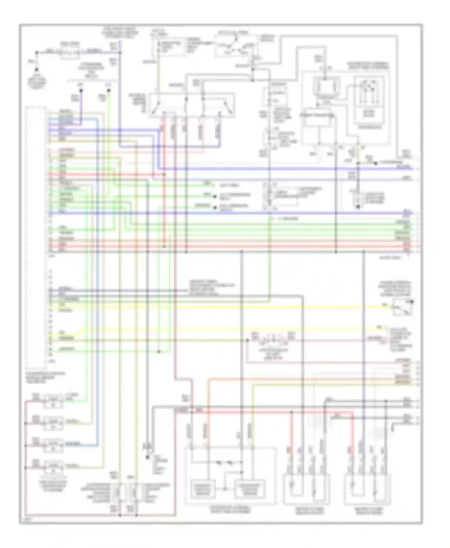 Galant Mitsubishi VII (1992-1997): Wiring diagram engine performance 2.4l sohcs, federal (1 of 2)
