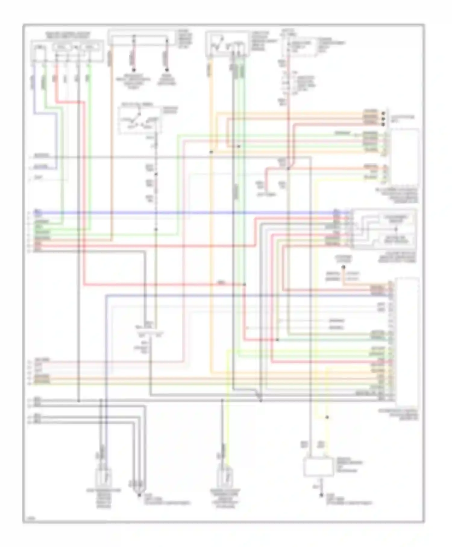 Galant Mitsubishi VII (1992-1997): Wiring diagram engine performance 2.4l sohcs, federal (2 of 2)
