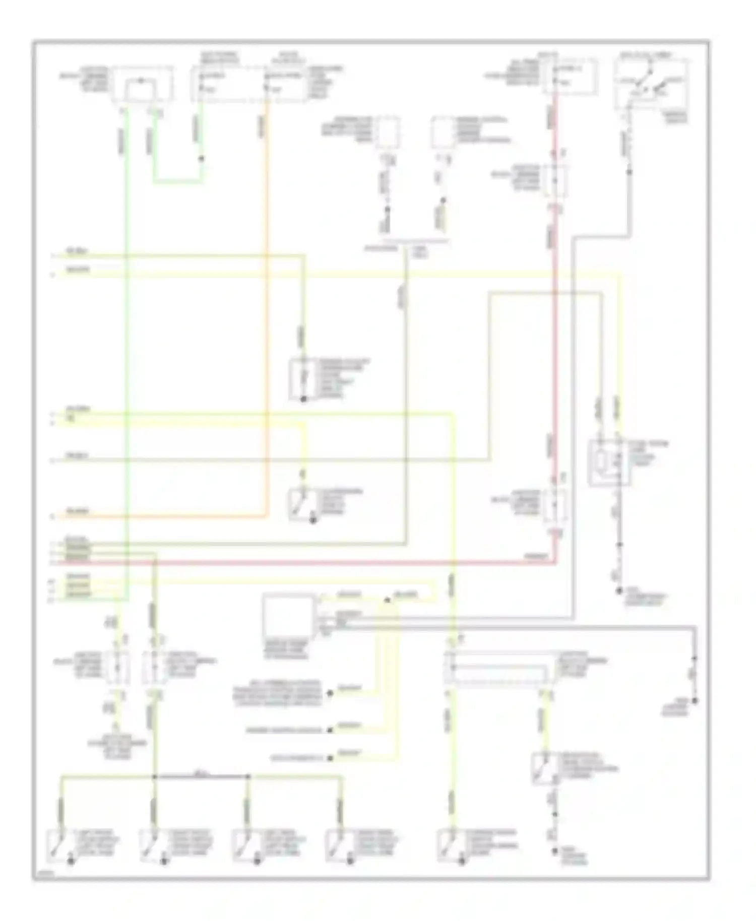 Galant Mitsubishi VII (1992-1997): Instrument cluster circuit (2 of 2)