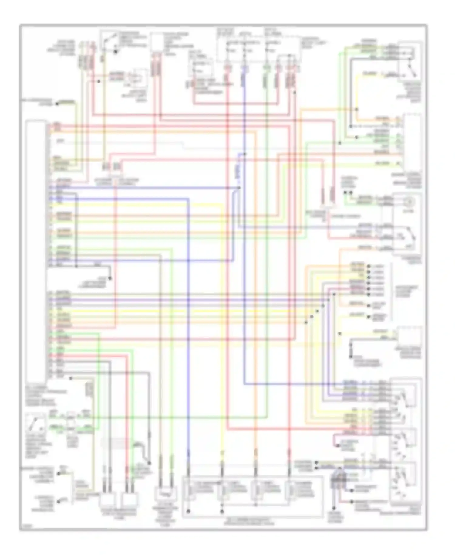 Galant Mitsubishi VII (1992-1997): Transmission circuit