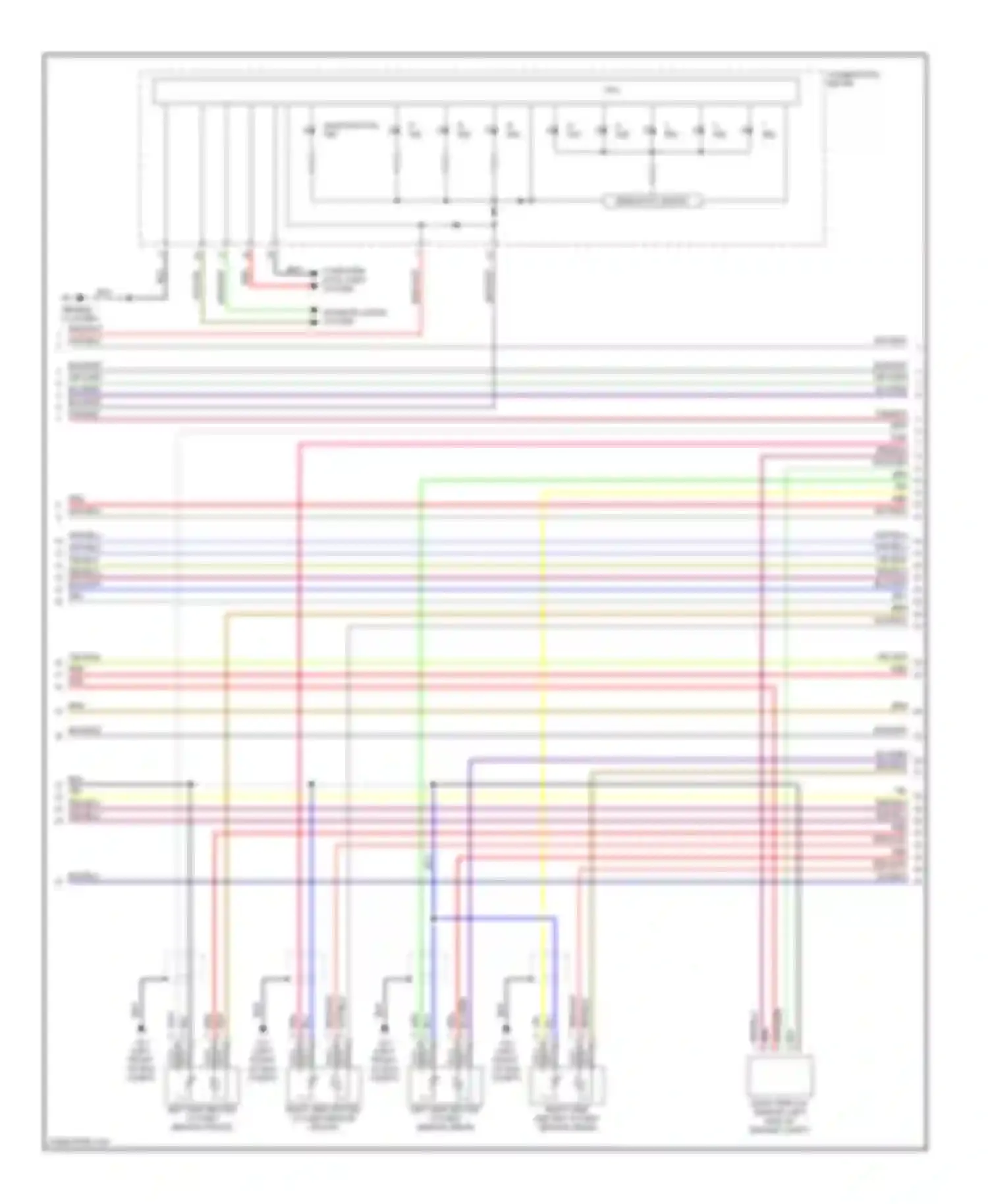 Wiring diagram 4 ind for Mitsubishi Galant VIII facelift (1998-2006) (1 of 4)