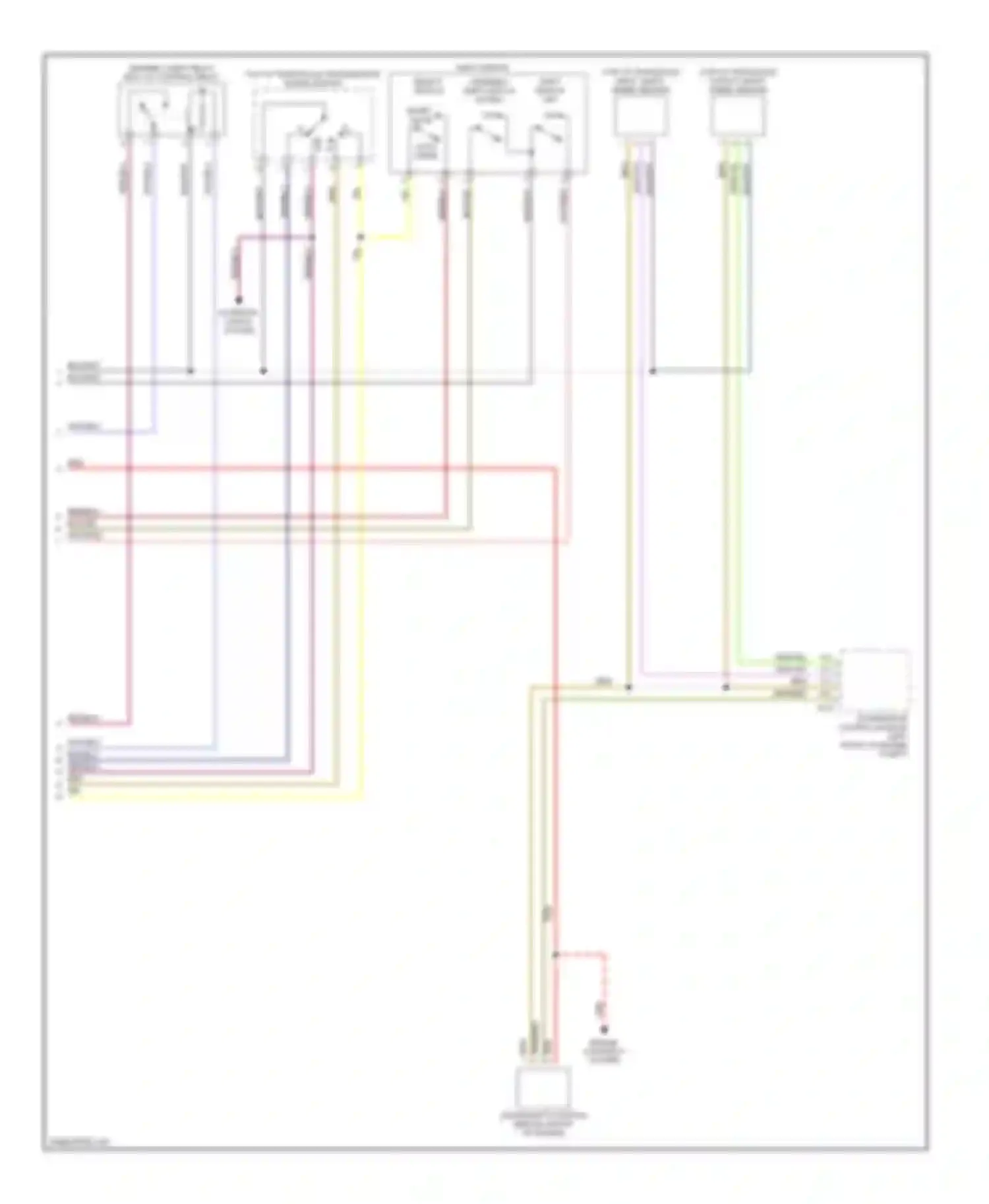 Wiring diagram auto mode for Mitsubishi Galant VIII facelift (1998-2006) (1 of 2)
