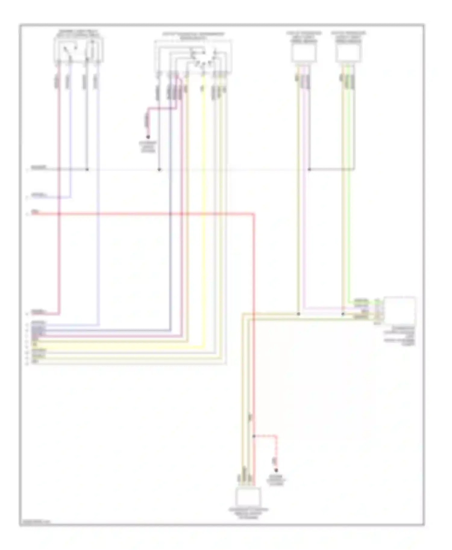 Wiring diagram b-22 for Mitsubishi Galant VIII facelift (1998-2006) (1 of 4)