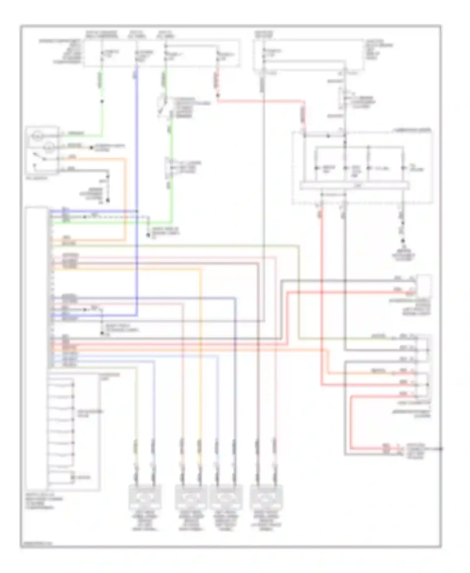 Wiring diagram blk/yel for Mitsubishi Galant VIII facelift (1998-2006) (1 of 35)