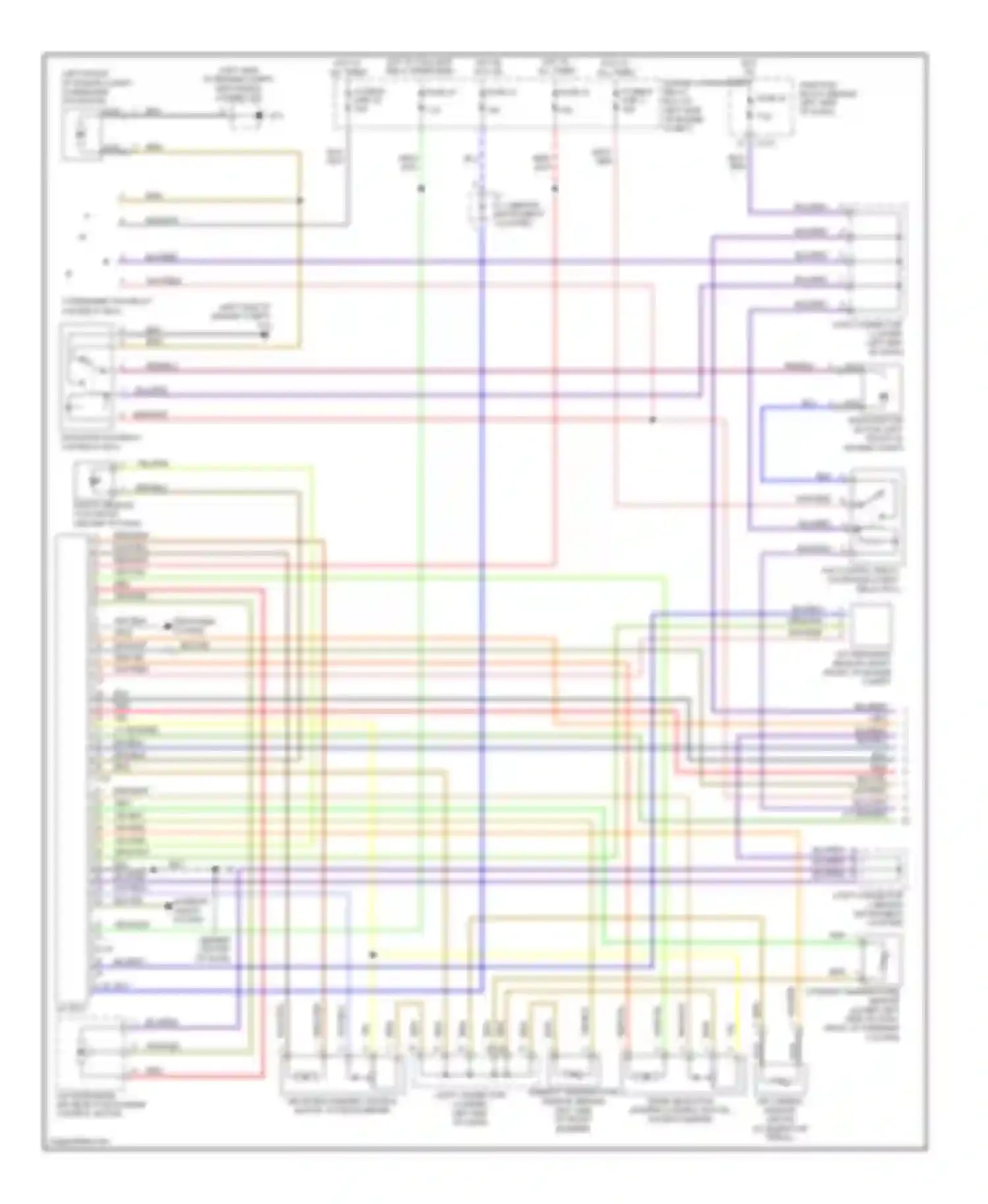 Wiring diagram yel for Mitsubishi Galant VIII facelift (1998-2006) (1 of 45)
