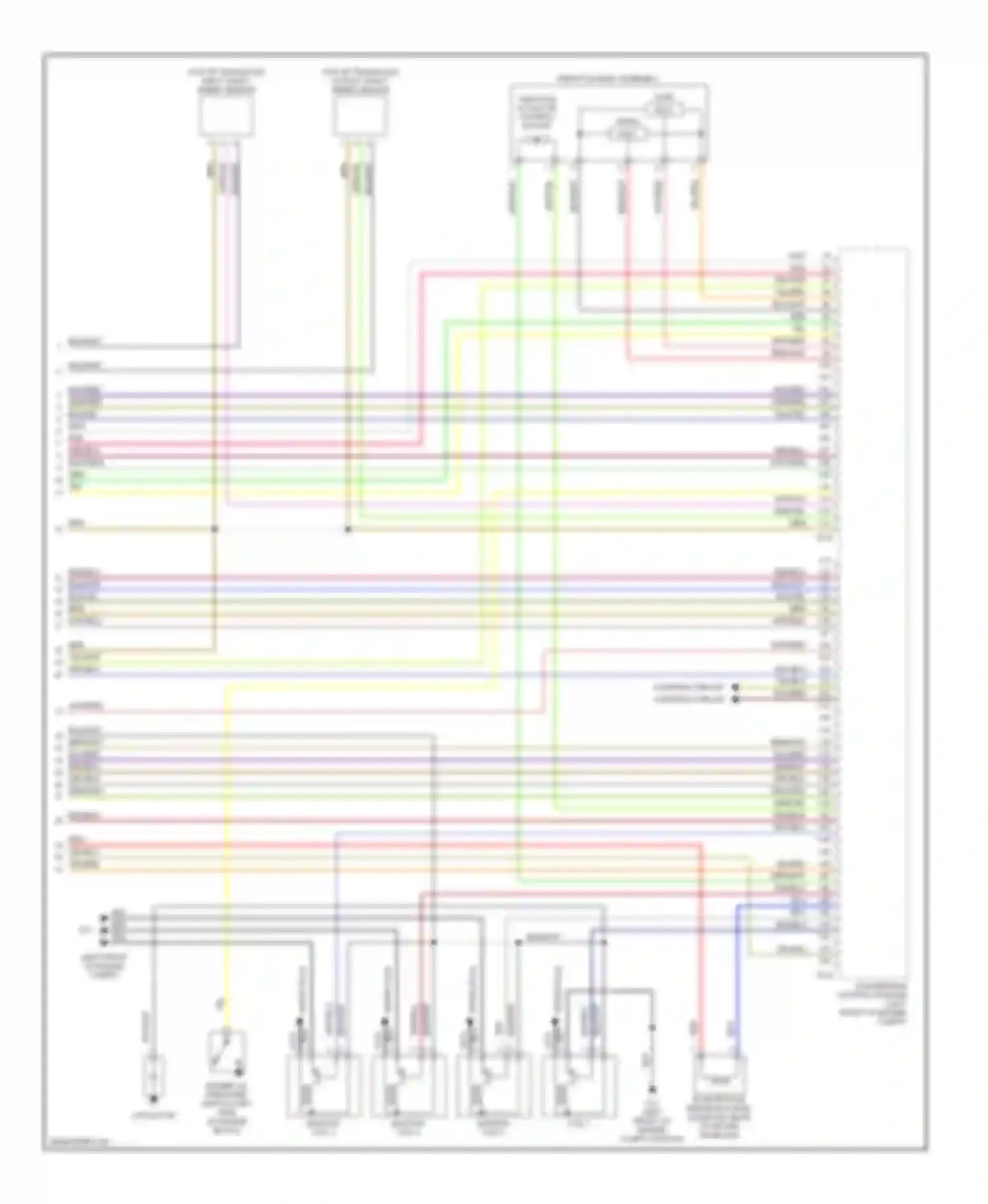 Wiring diagram yel/blk for Mitsubishi Galant VIII facelift (1998-2006) (8 of 20)