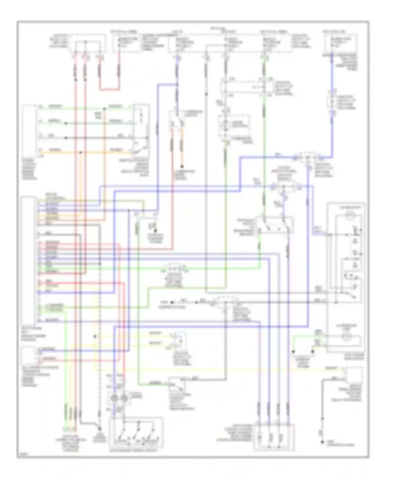 Galant Mitsubishi VIII (1996-1999): Cruise control circuit