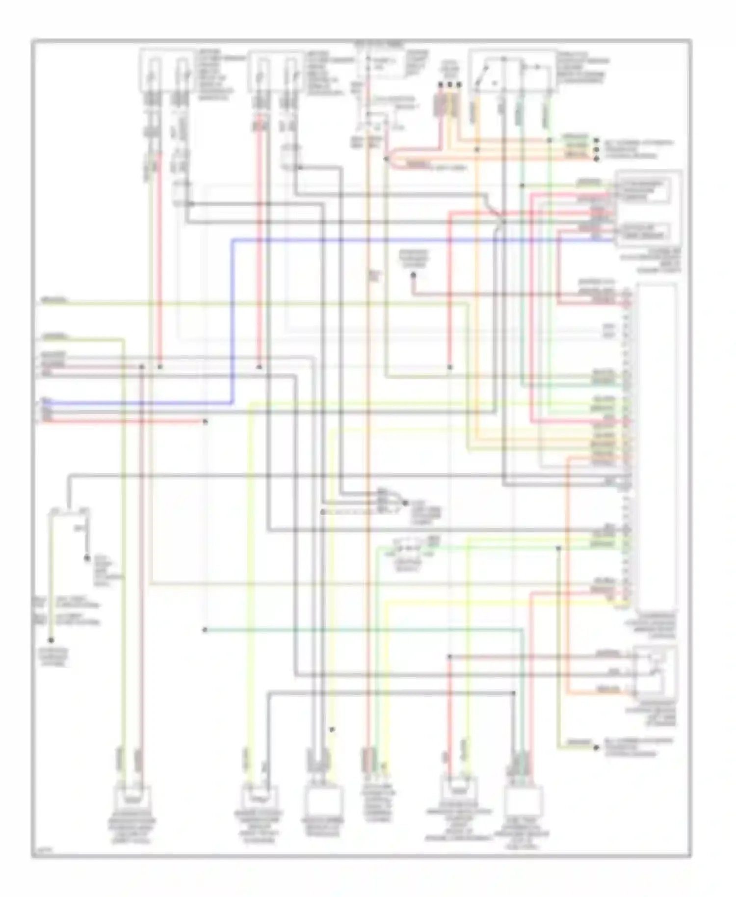 Galant Mitsubishi VIII (1996-1999): Wiring diagram engine performance 2.4ls, california (2 of 2)
