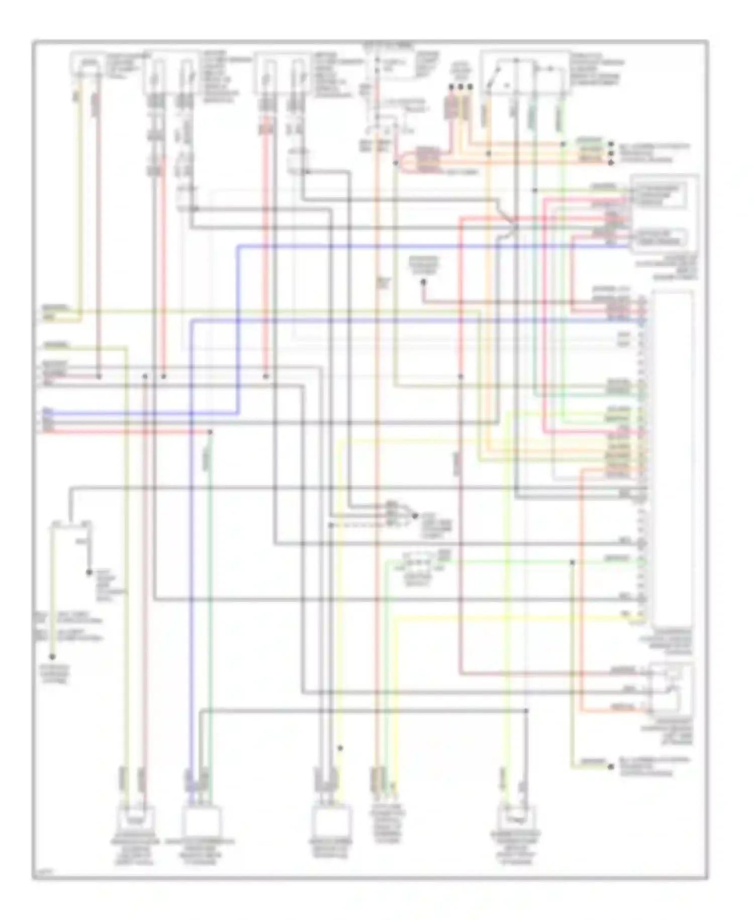 Galant Mitsubishi VIII (1996-1999): Wiring diagram engine performance 2.4ls, federal (2 of 2)
