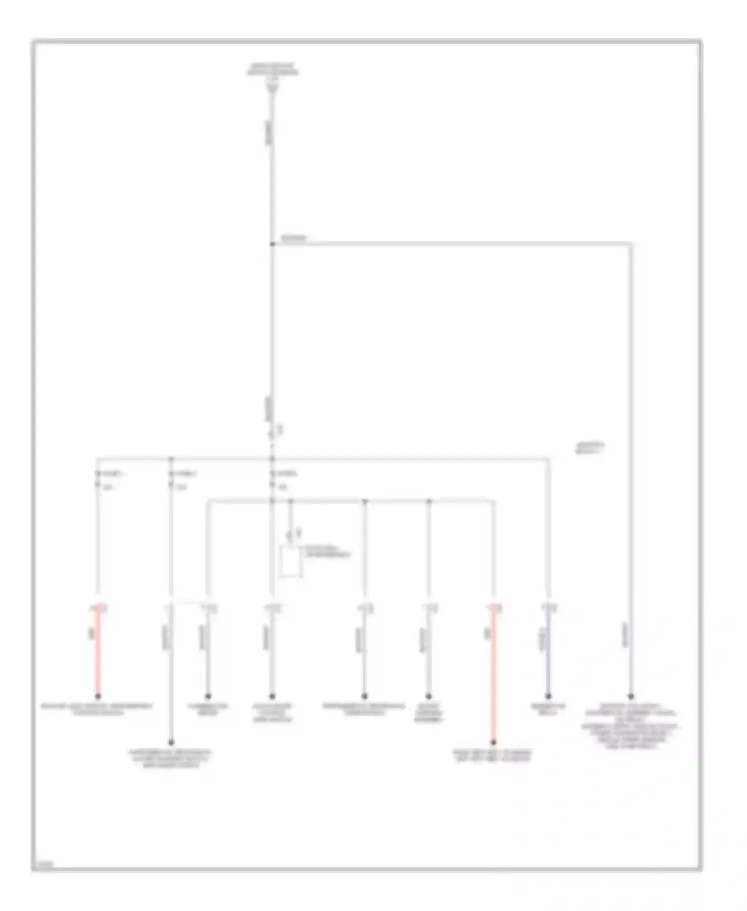 Galant Mitsubishi VIII (1996-1999): Power distribution circuit (3 of 3)