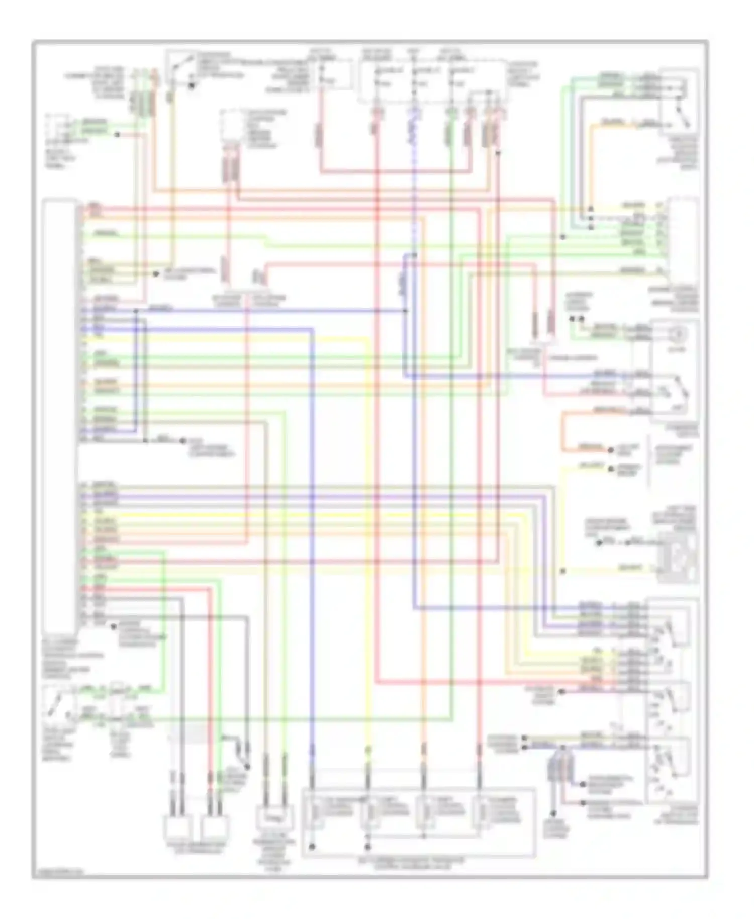 Wiring diagram c-22 for Mitsubishi Galant VIII (1996-1999) (1 of 1)