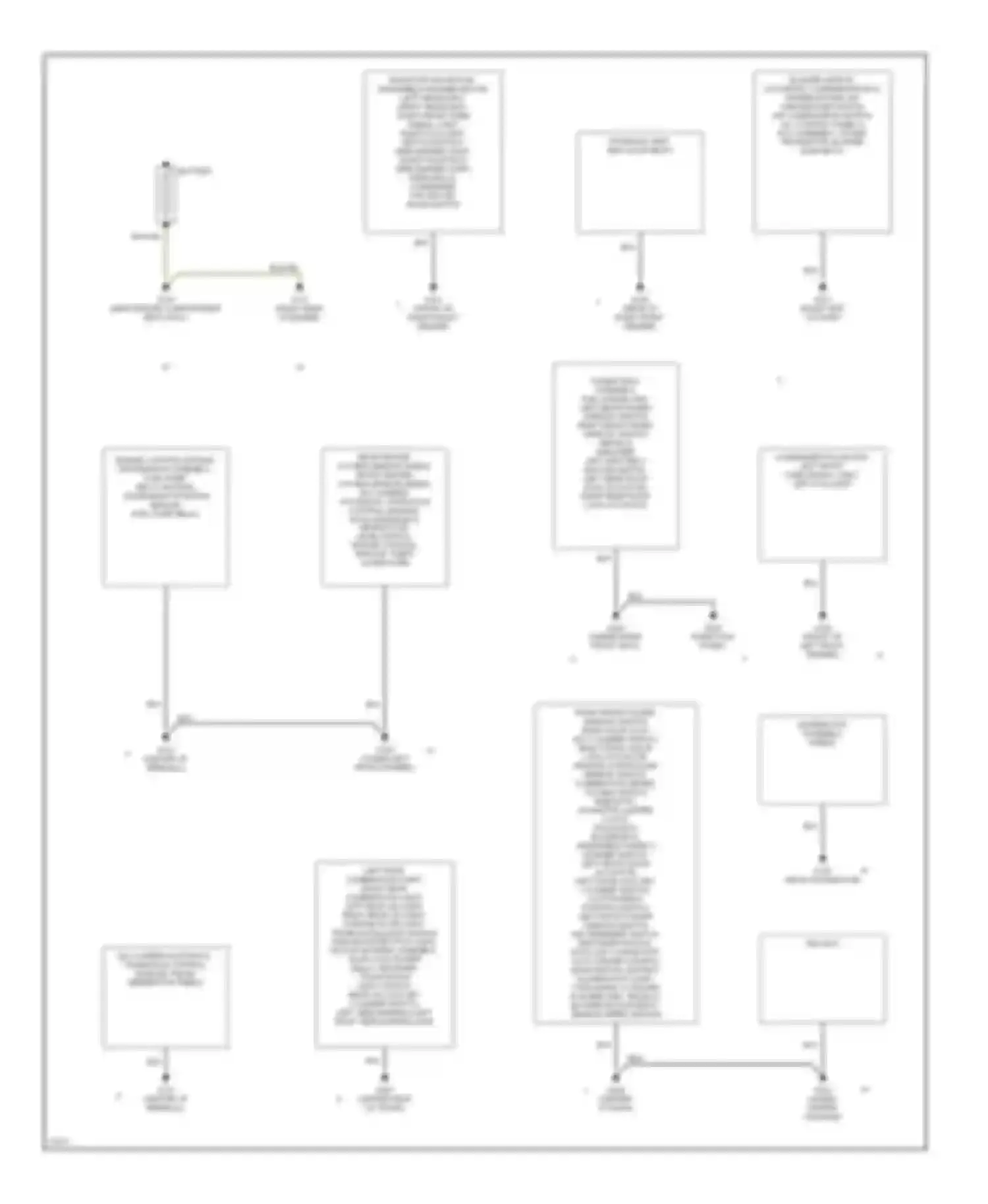 Wiring diagram condenser fan motor, left front turn signal light, left fog light for Mitsubishi Galant VIII (1996-1999) (1 of 1)