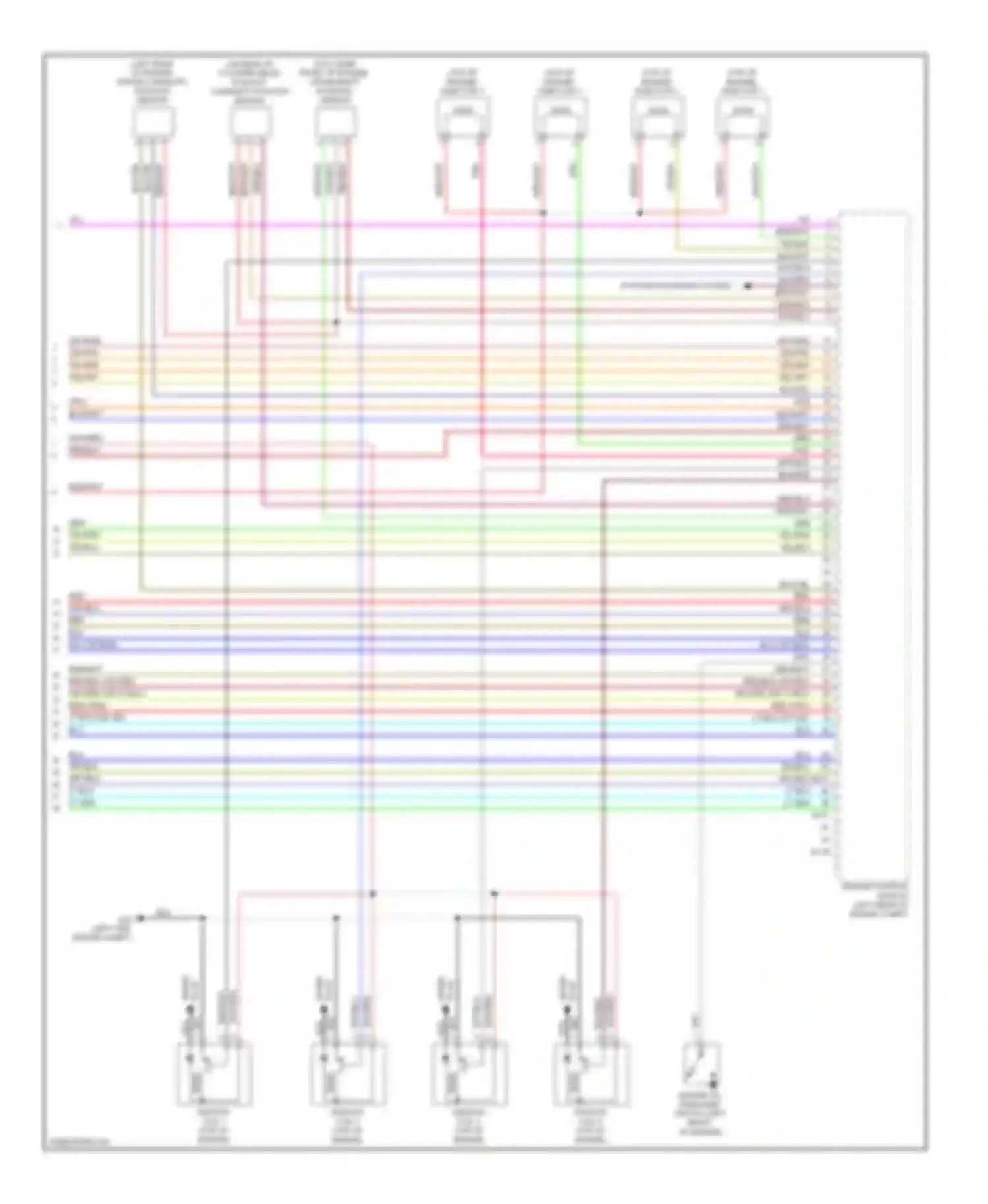Lancer Mitsubishi IX facelift (2005-2010): Wiring diagram engine performance 2.0l turbo (4 of 4)