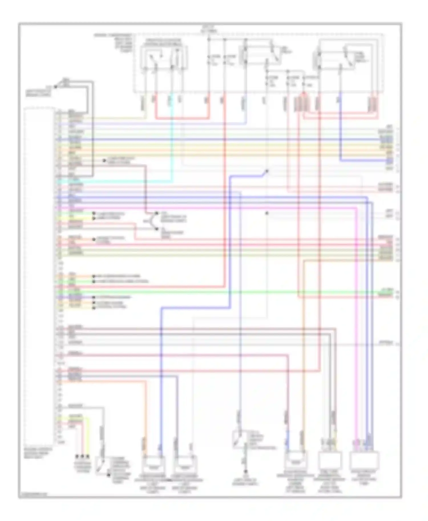 Lancer Mitsubishi IX facelift (2005-2010): Wiring diagram engine performance 2.0l (1 of 4)