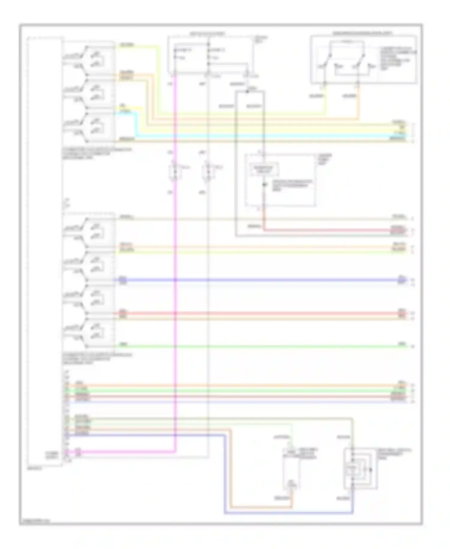 Lancer Mitsubishi IX facelift (2005-2010): Supplemental restraints circuit, evolution (1 of 4)