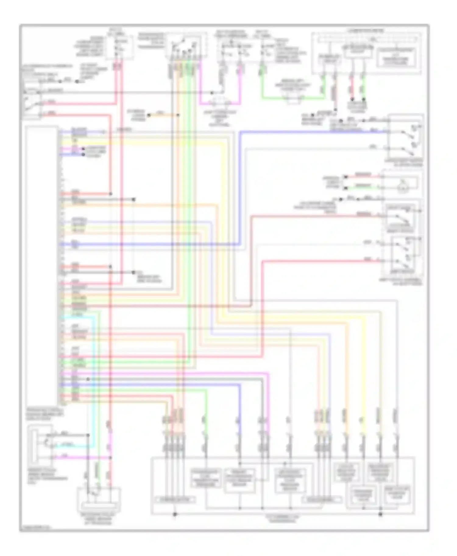 Lancer Mitsubishi IX facelift (2005-2010): Transmission circuit, except evolution