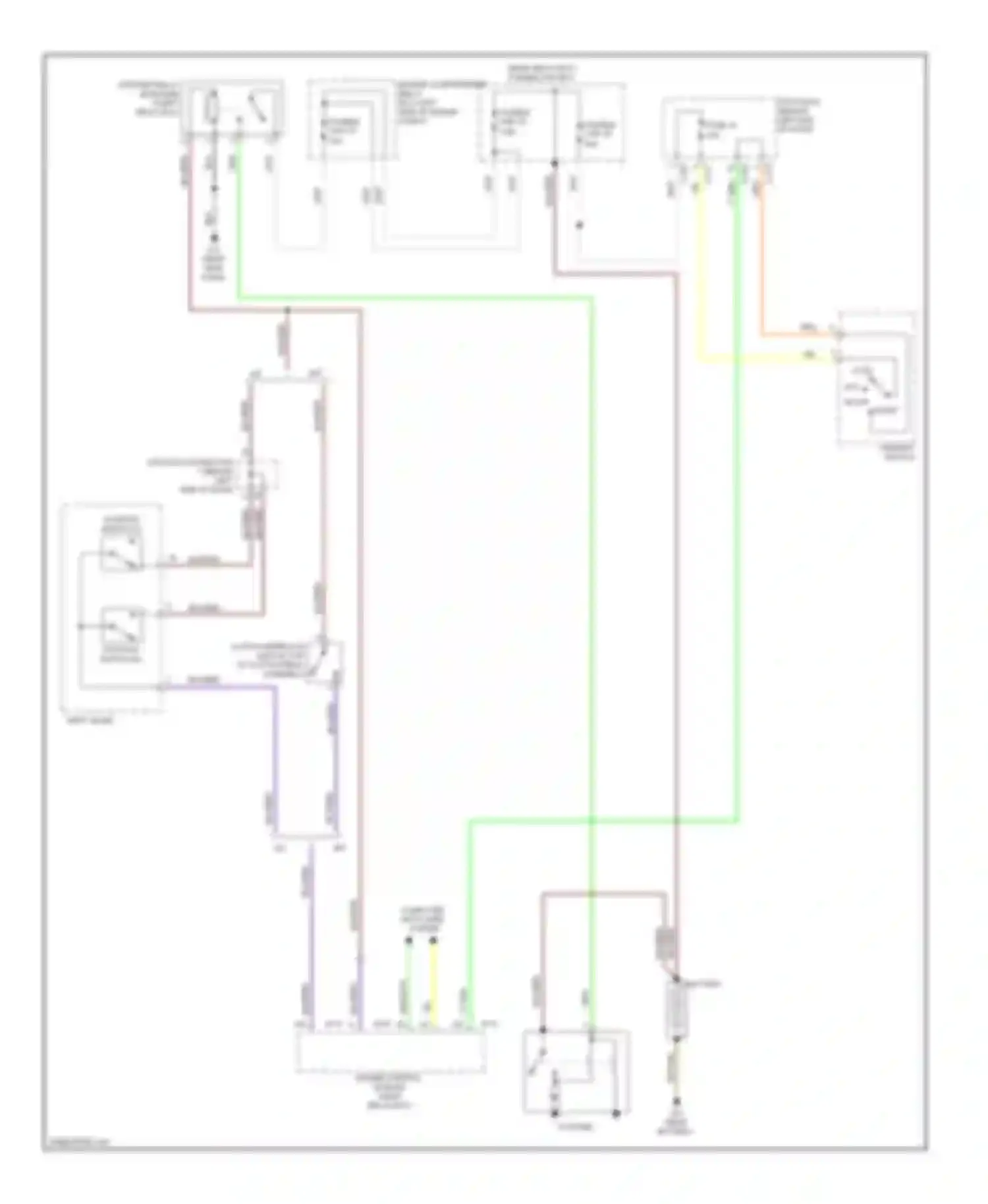 Wiring diagram b-10 for Mitsubishi Lancer IX facelift (2005-2010) (2 of 2)