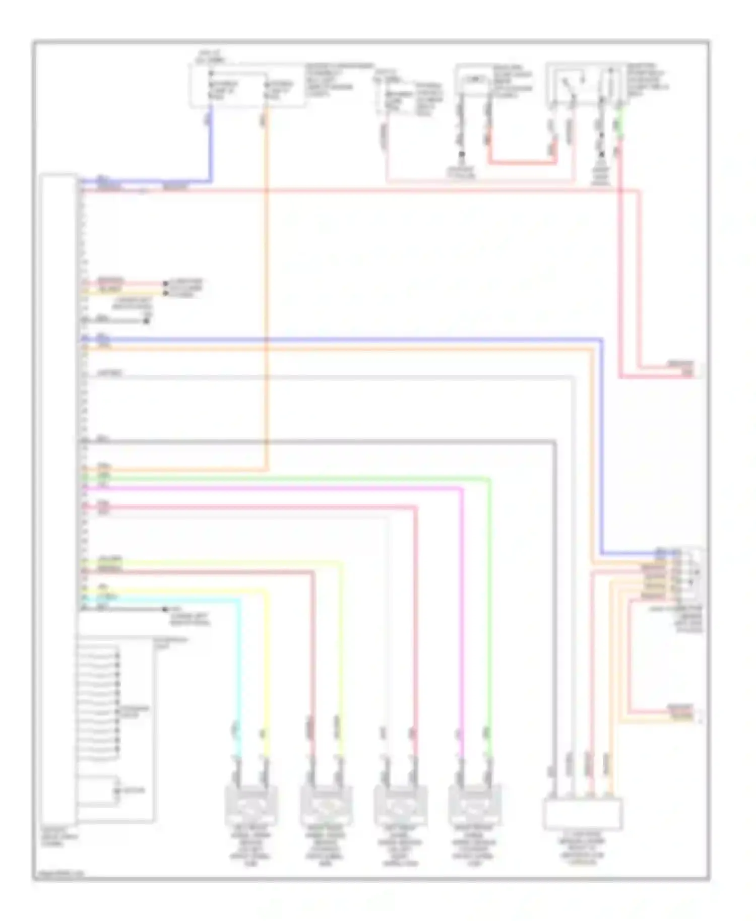 Wiring diagram fusible link 26 for Mitsubishi Lancer IX facelift (2005-2010) (1 of 3)