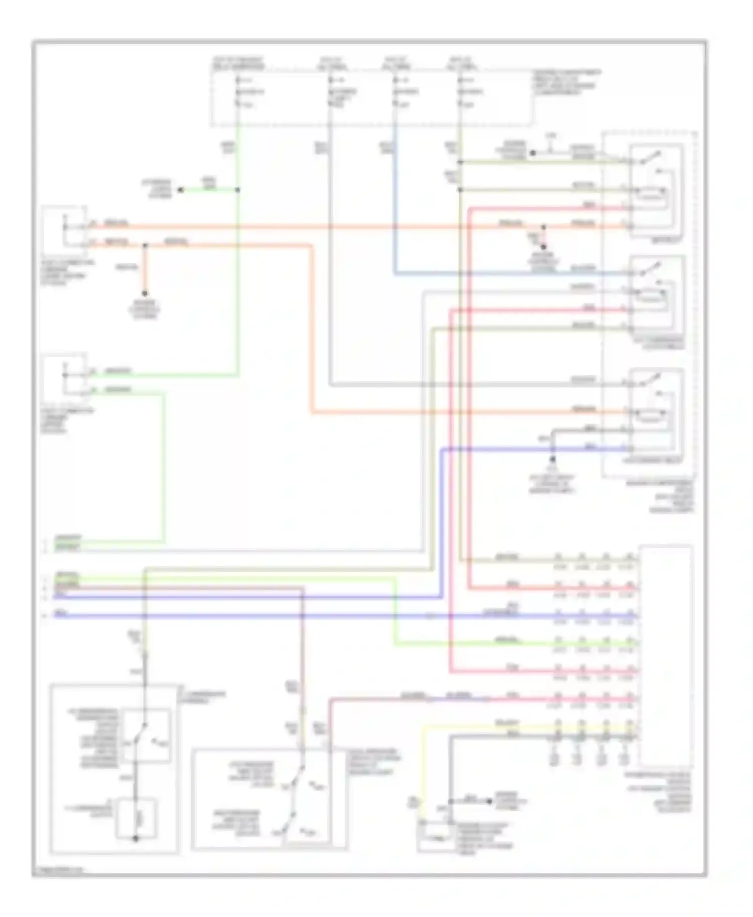 Lancer Mitsubishi IX (2000-2007): Manual a/c circuit, except evolution (2 of 2)