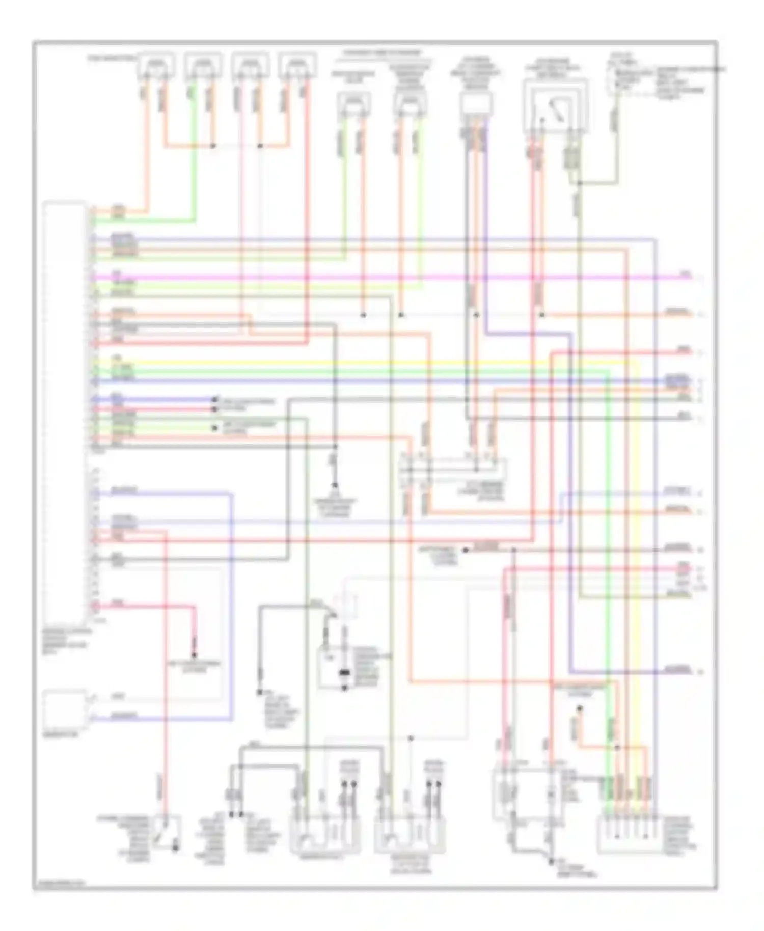 Lancer Mitsubishi IX (2000-2007): Wiring diagram engine performance 2.0l, with m/t (1 of 2)