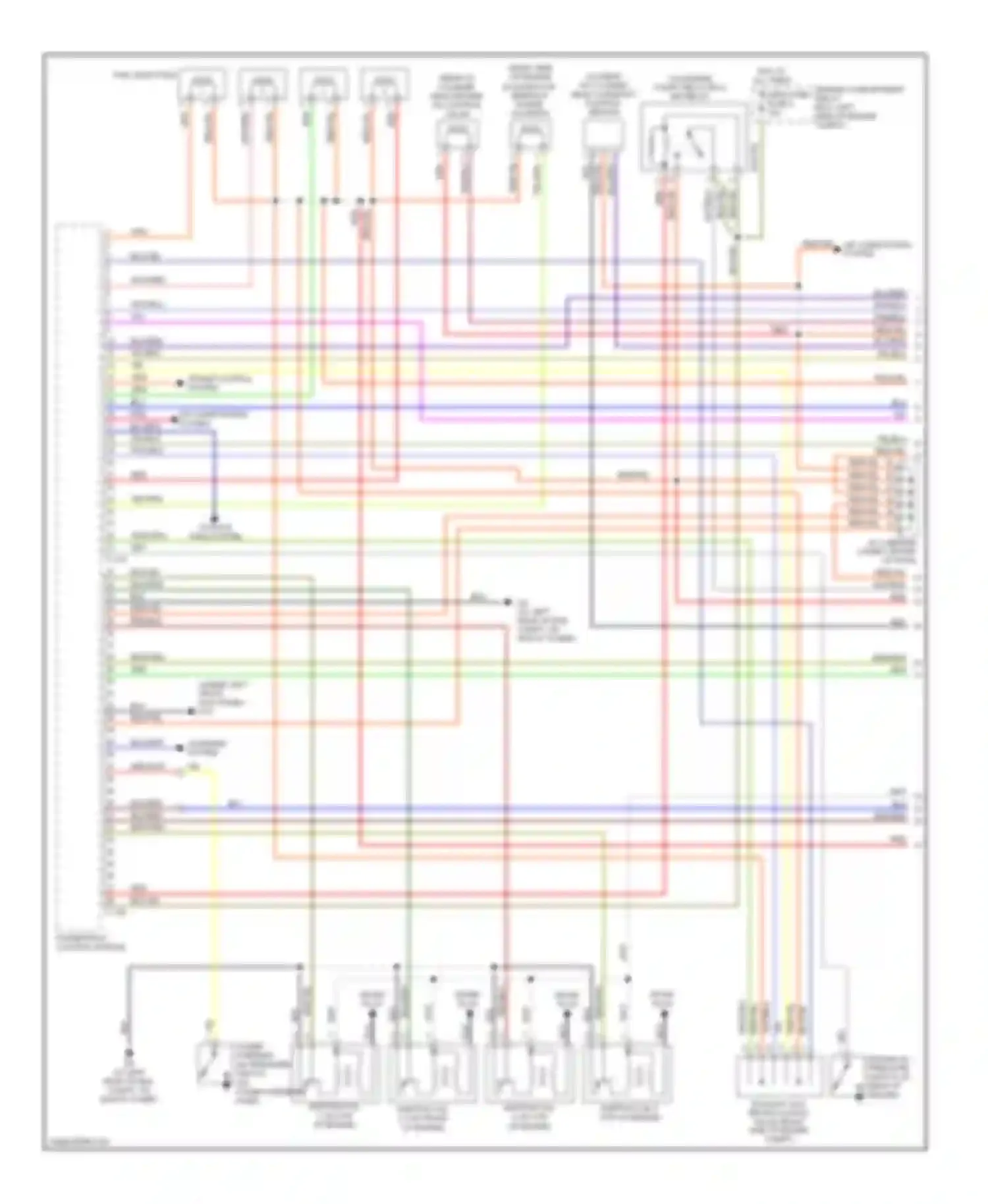 Lancer Mitsubishi IX (2000-2007): Wiring diagram engine performance 2.4l, with a/t (1 of 5)