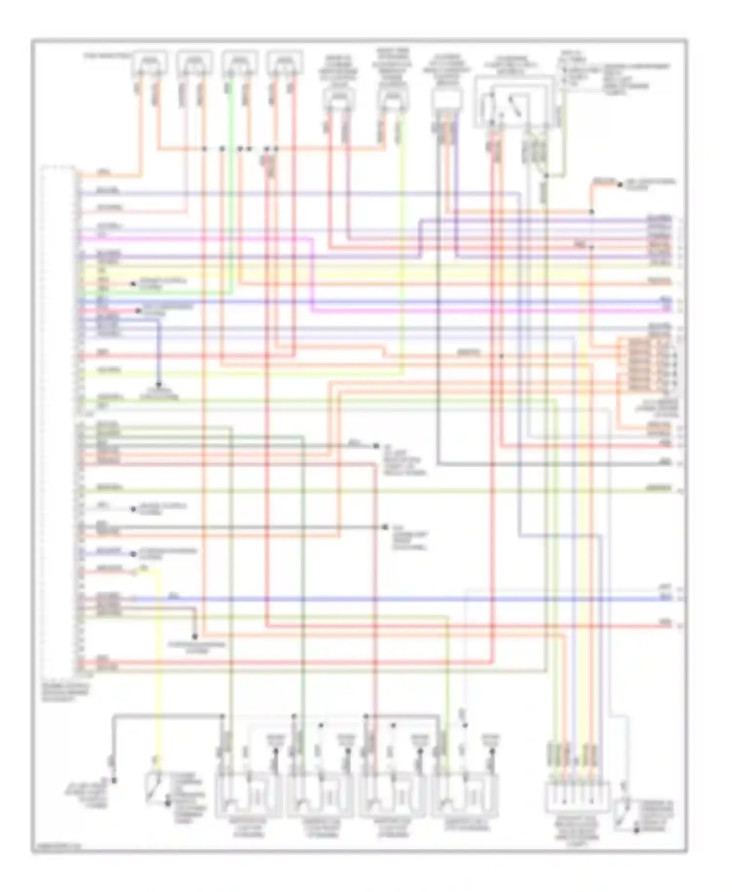 Lancer Mitsubishi IX (2000-2007): Wiring diagram engine performance 2.4l, with m/t (1 of 4)