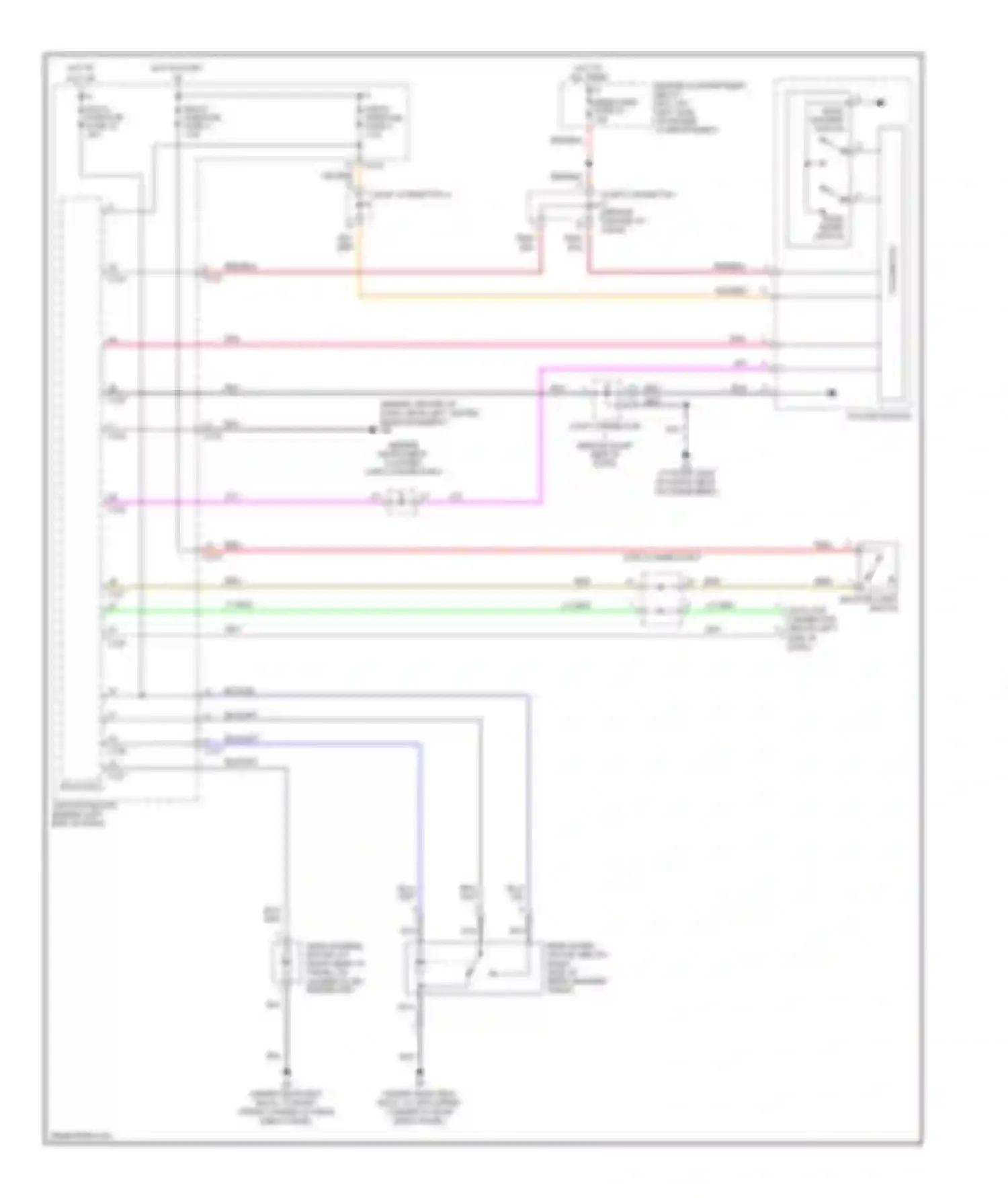 Lancer Mitsubishi IX (2000-2007): Rear wiper/washer circuit, evolution