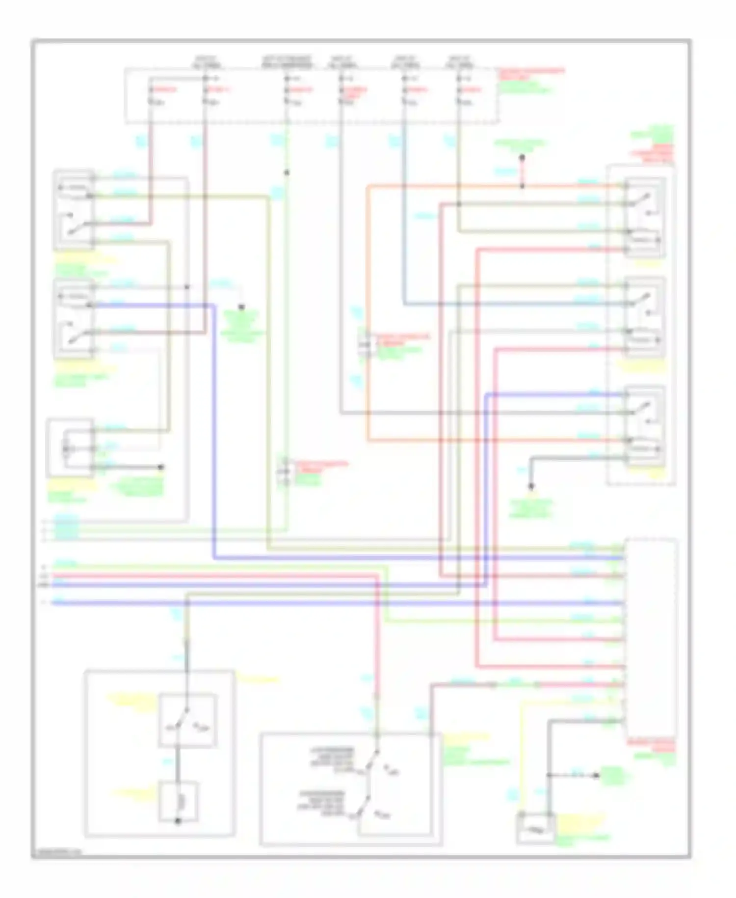 Wiring diagram 4 5 6 pnk for Mitsubishi Lancer IX (2000-2007) (2 of 2)