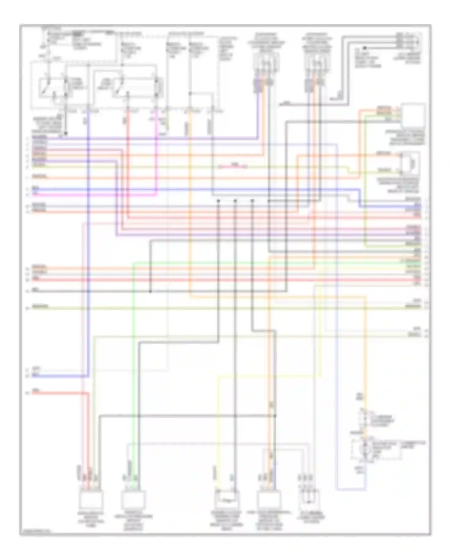 Wiring diagram blk/wht for Mitsubishi Lancer IX (2000-2007) (19 of 37)