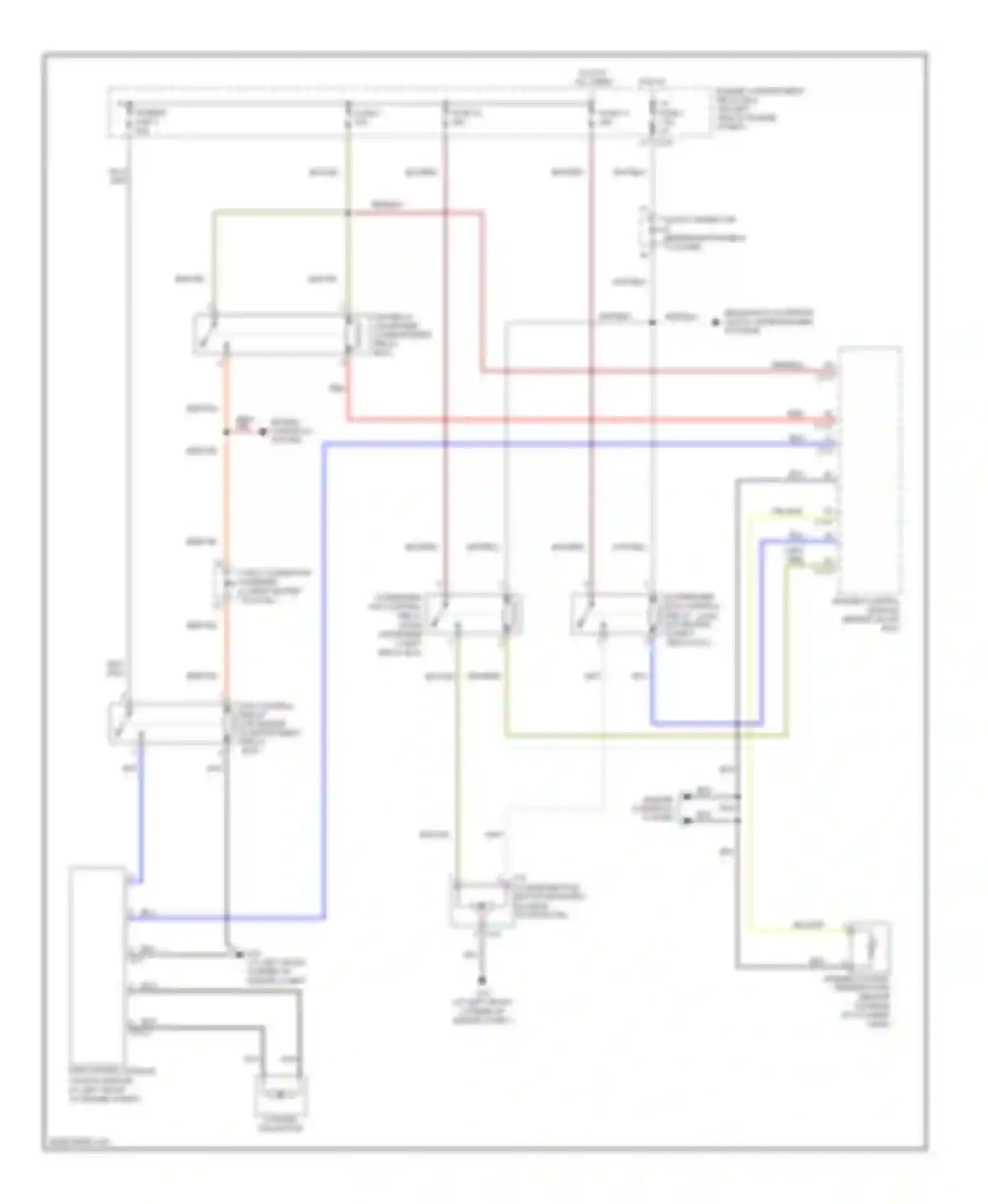 Wiring diagram blu for Mitsubishi Lancer IX (2000-2007) (5 of 72)
