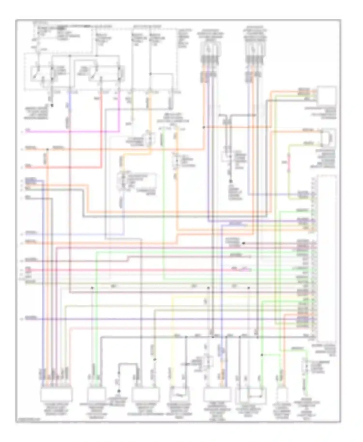 Wiring diagram blu/blk for Mitsubishi Lancer IX (2000-2007) (5 of 21)