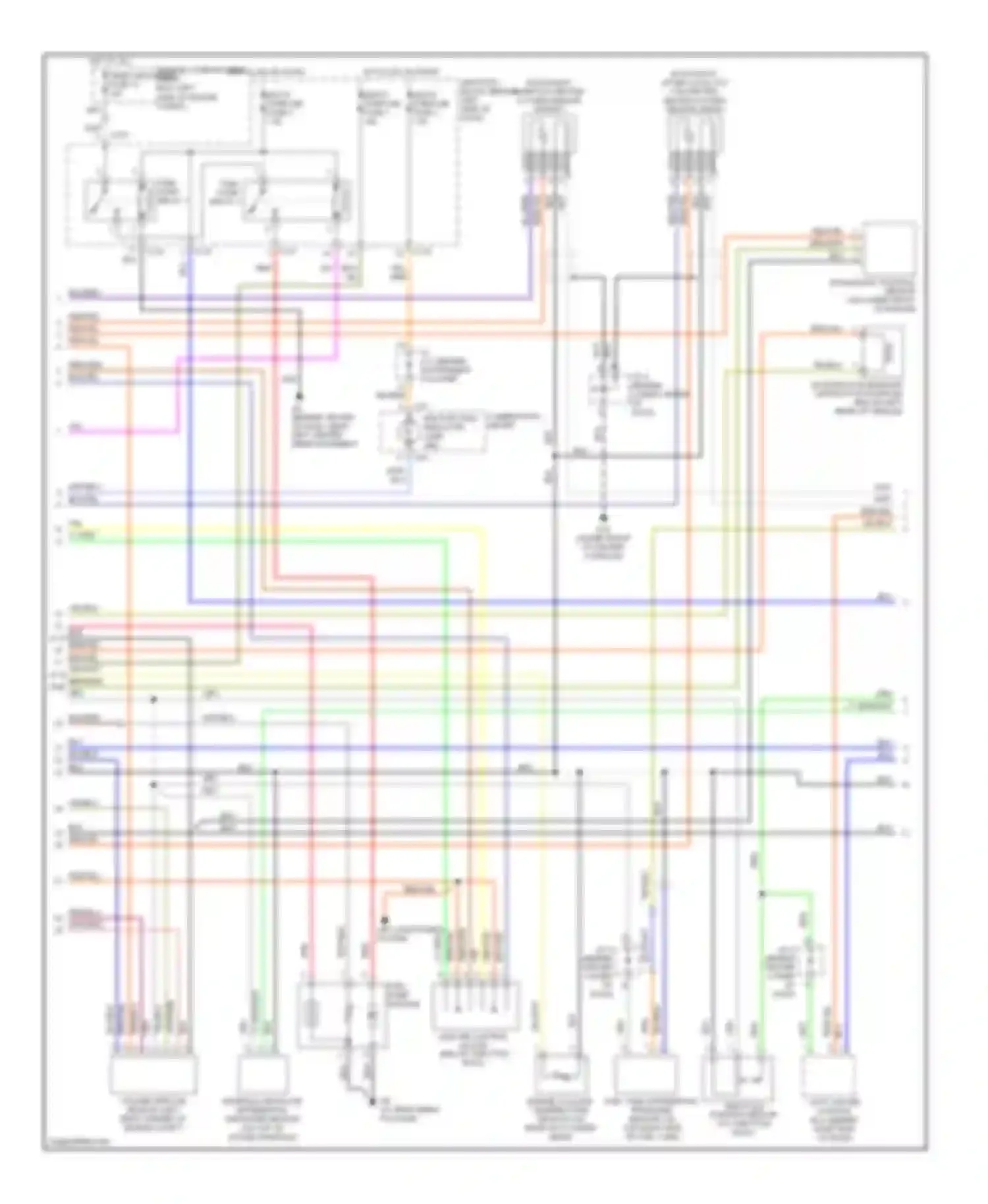 Wiring diagram blu/wht for Mitsubishi Lancer IX (2000-2007) (9 of 32)