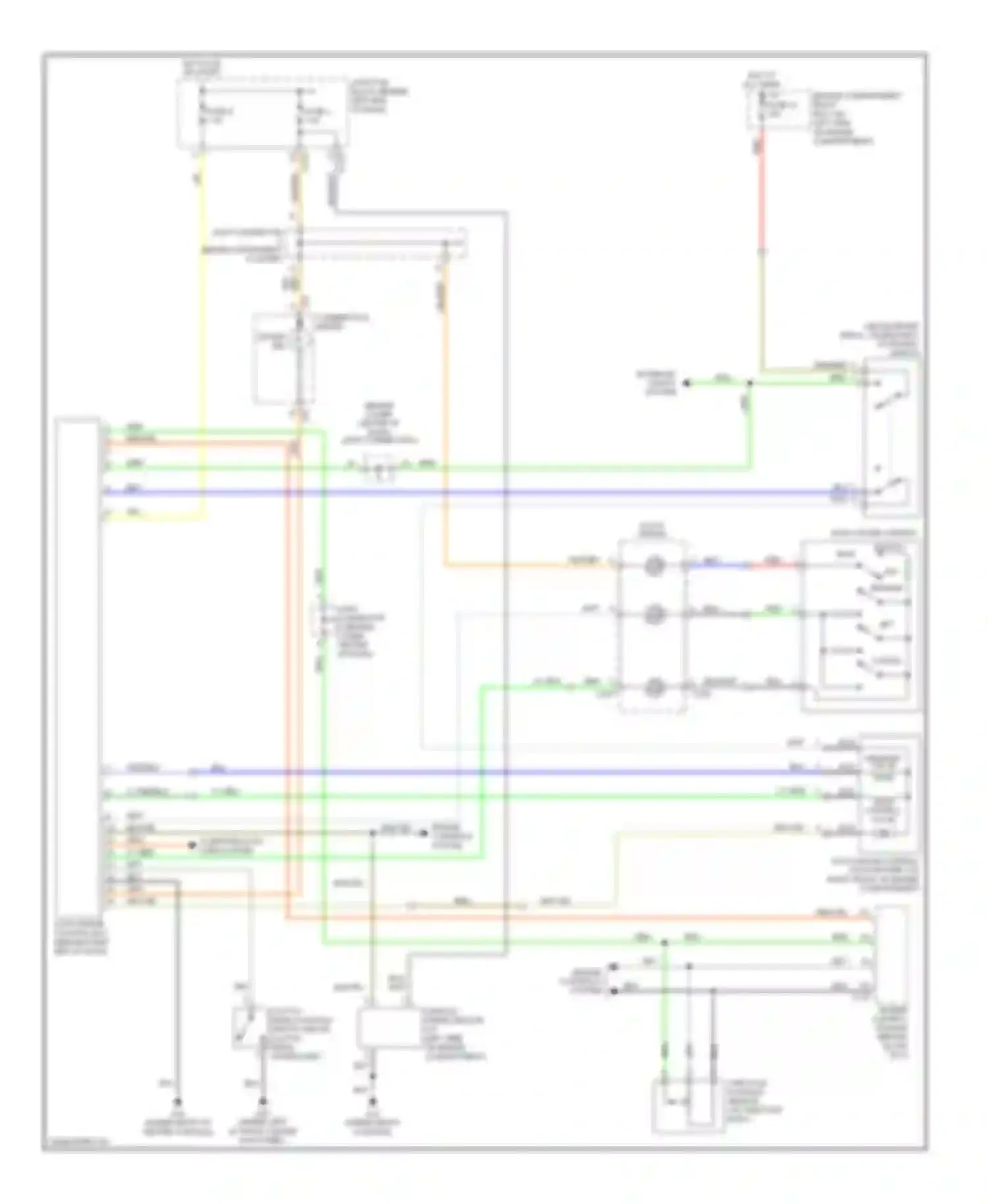 Wiring diagram control valve for Mitsubishi Lancer IX (2000-2007) (2 of 2)