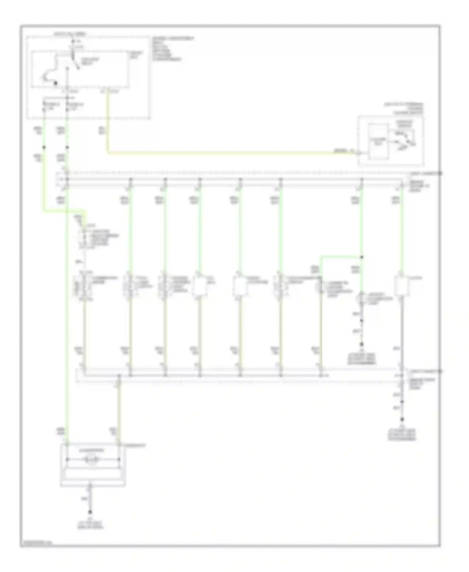 Wiring diagram front ecu for Mitsubishi Lancer IX (2000-2007) (7 of 10)