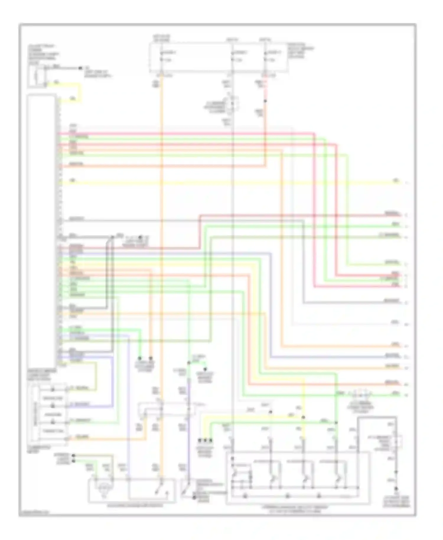 Wiring diagram fuse 12 for Mitsubishi Lancer IX (2000-2007) (1 of 7)