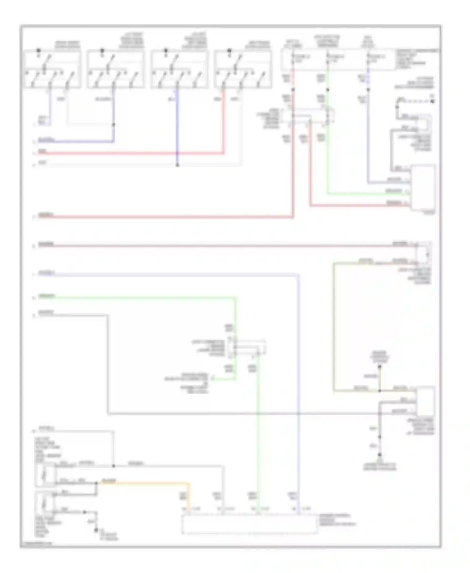 Wiring diagram fuse 22 for Mitsubishi Lancer IX (2000-2007) (5 of 12)