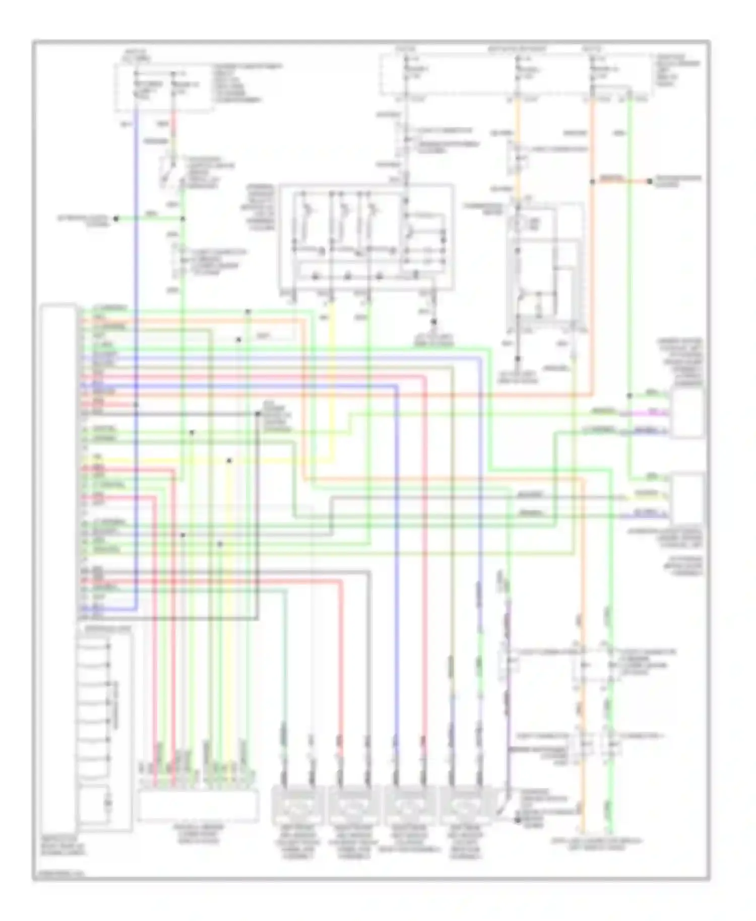 Wiring diagram hot in on for Mitsubishi Lancer IX (2000-2007) (1 of 15)