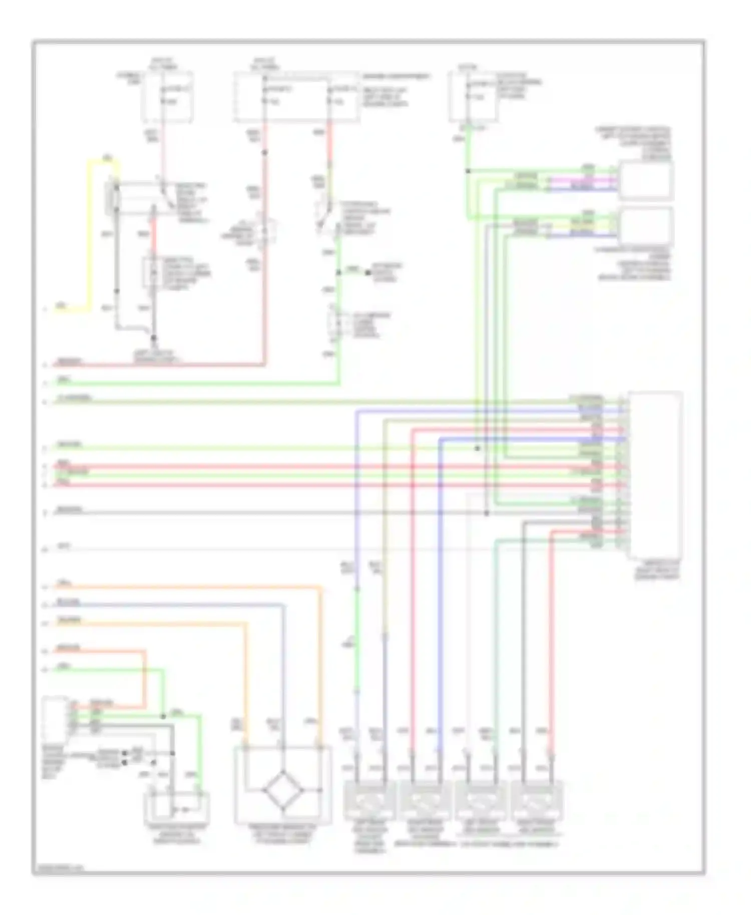 Wiring diagram lt grn/yel for Mitsubishi Lancer IX (2000-2007) (2 of 3)