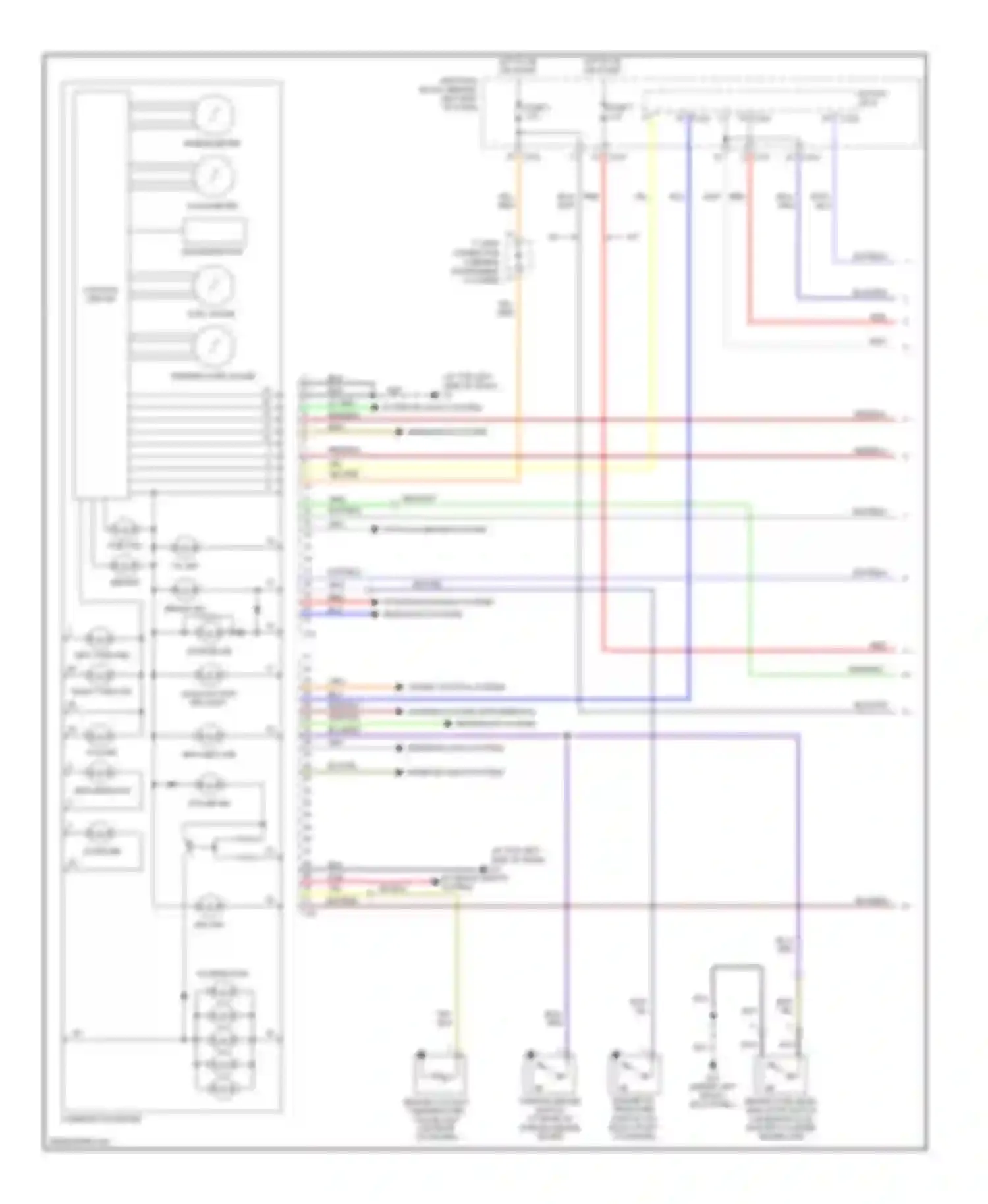 Wiring diagram red for Mitsubishi Lancer IX (2000-2007) (49 of 83)