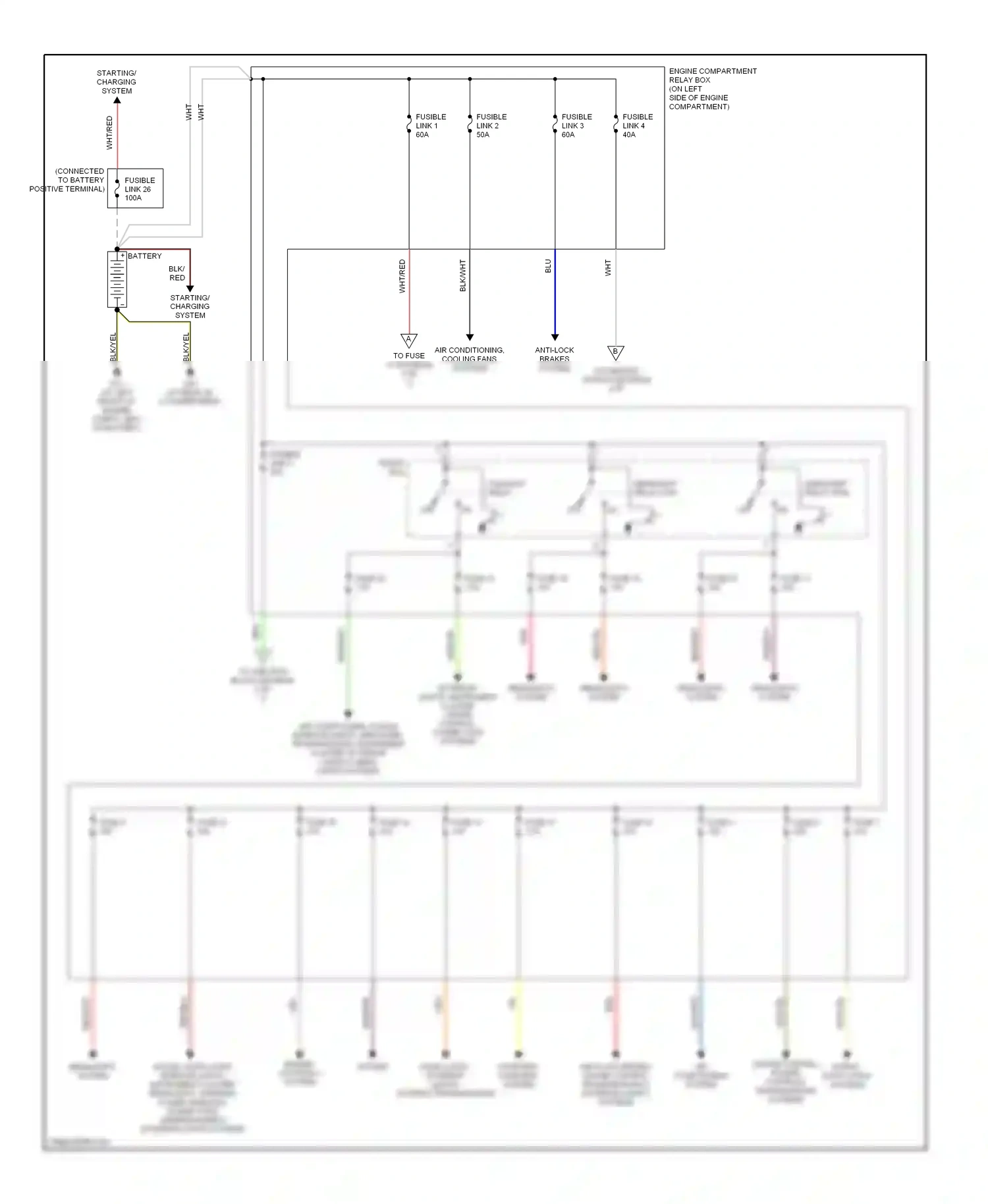 Mitsubishi Lancer IX (2000-2007) systems wiring diagram  (2 of 2)