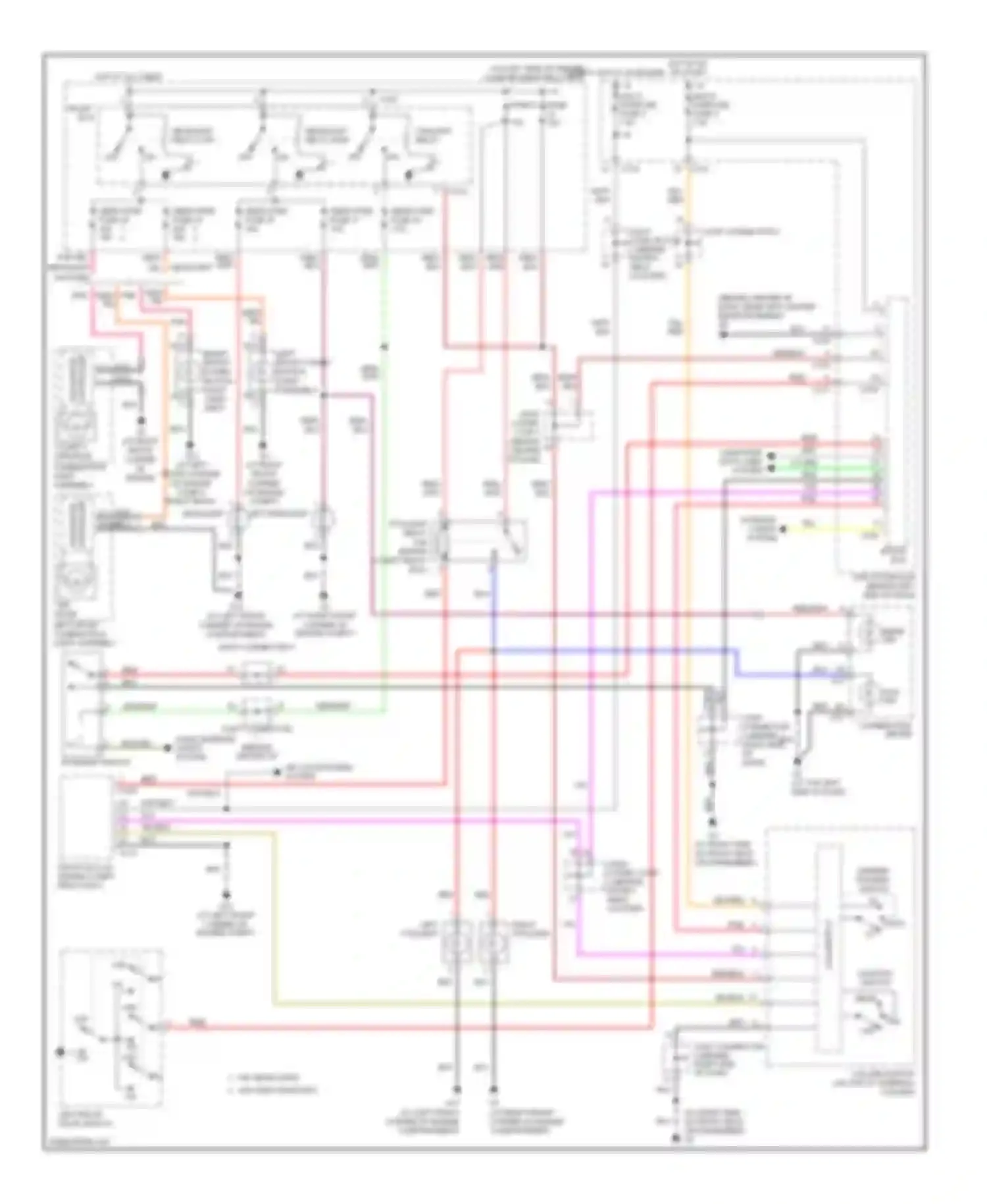 Wiring diagram tail off for Mitsubishi Lancer IX (2000-2007) (1 of 4)