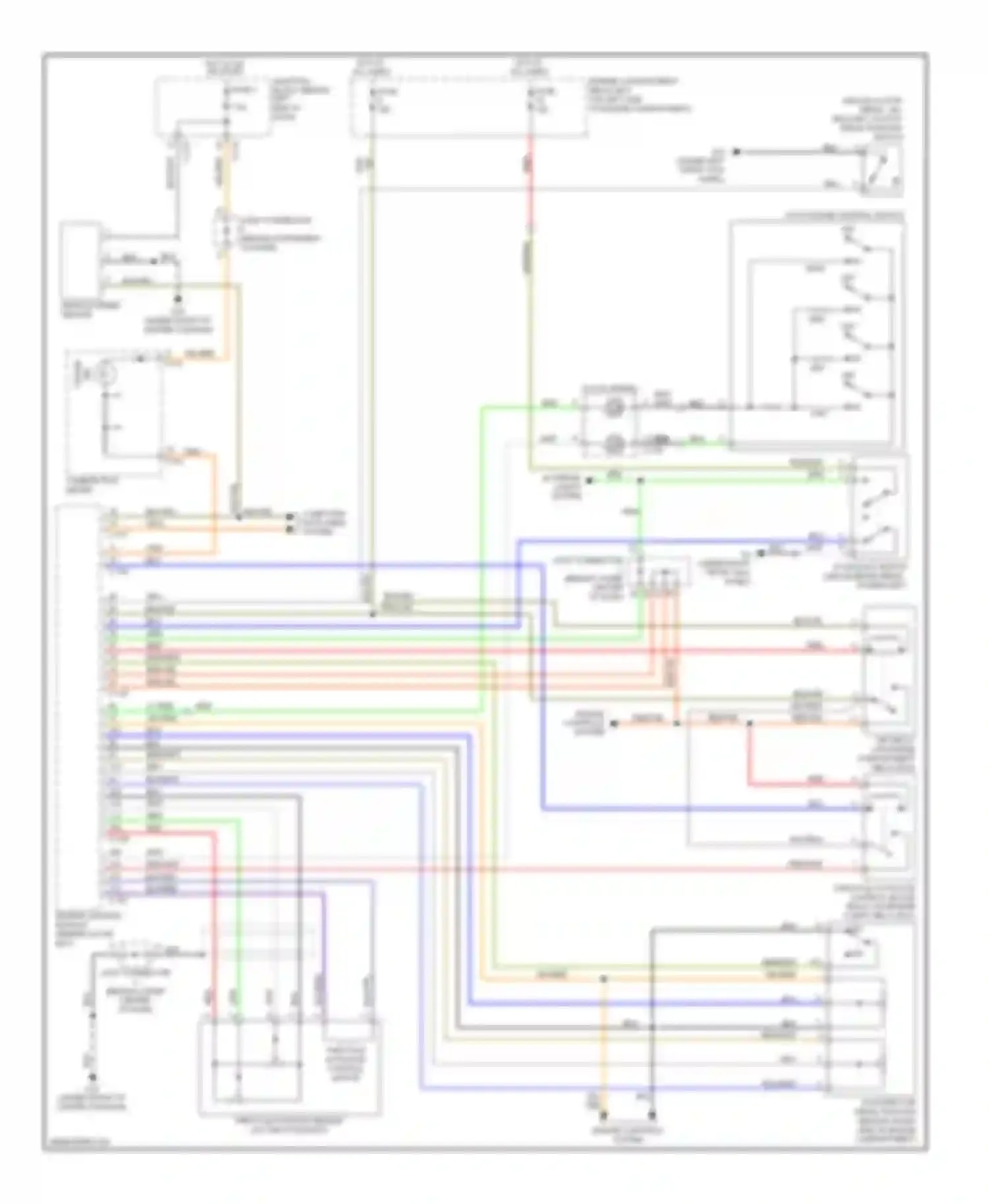 Wiring diagram vehicle speed sensor for Mitsubishi Lancer IX (2000-2007) (1 of 1)