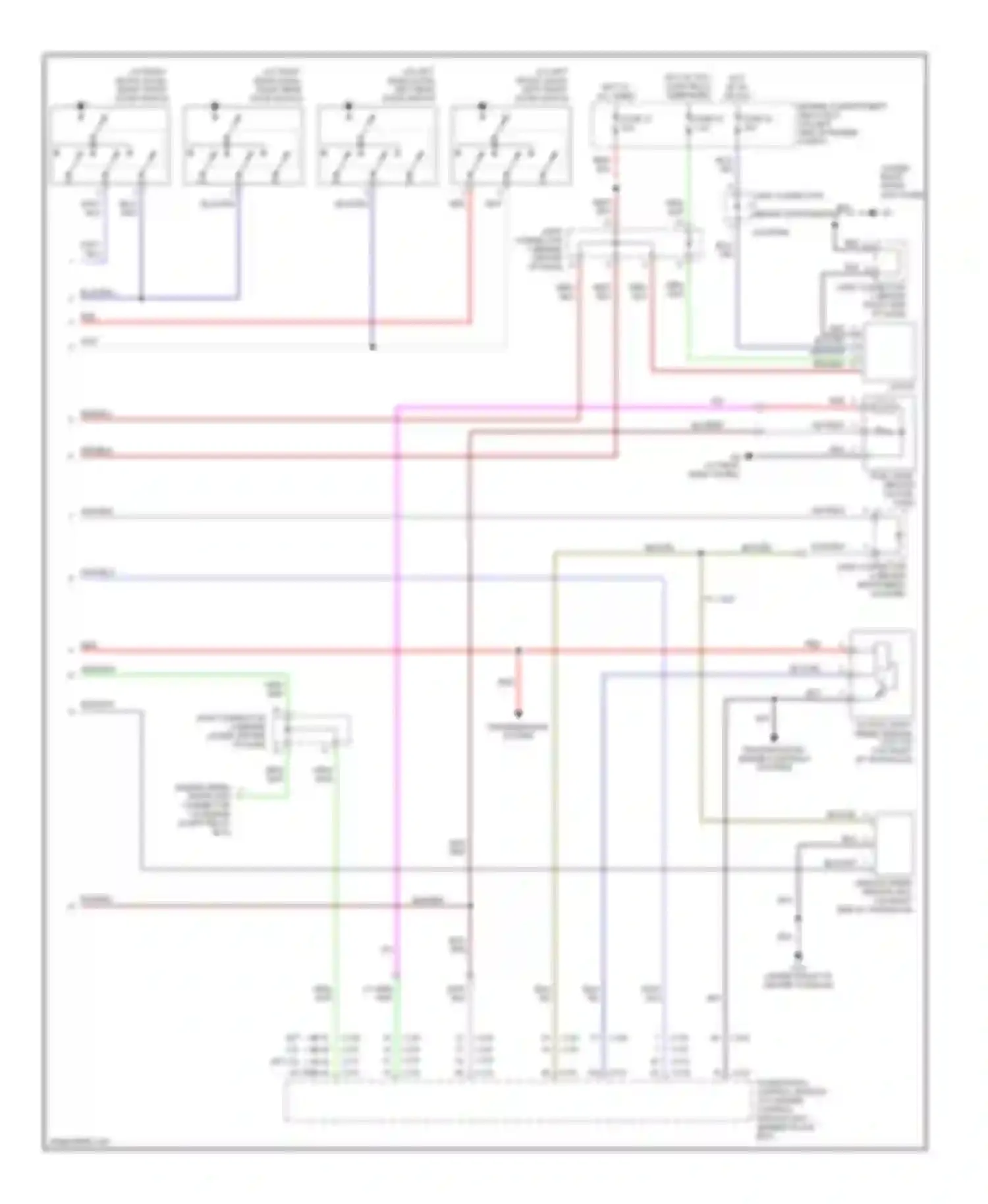Wiring diagram wht/blk for Mitsubishi Lancer IX (2000-2007) (40 of 41)