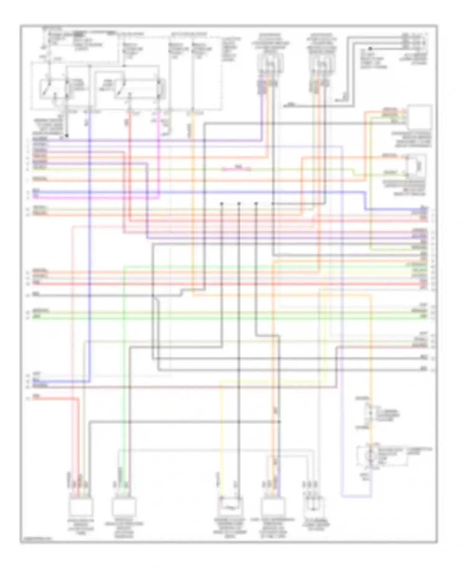 Wiring diagram yel/blu for Mitsubishi Lancer IX (2000-2007) (8 of 16)