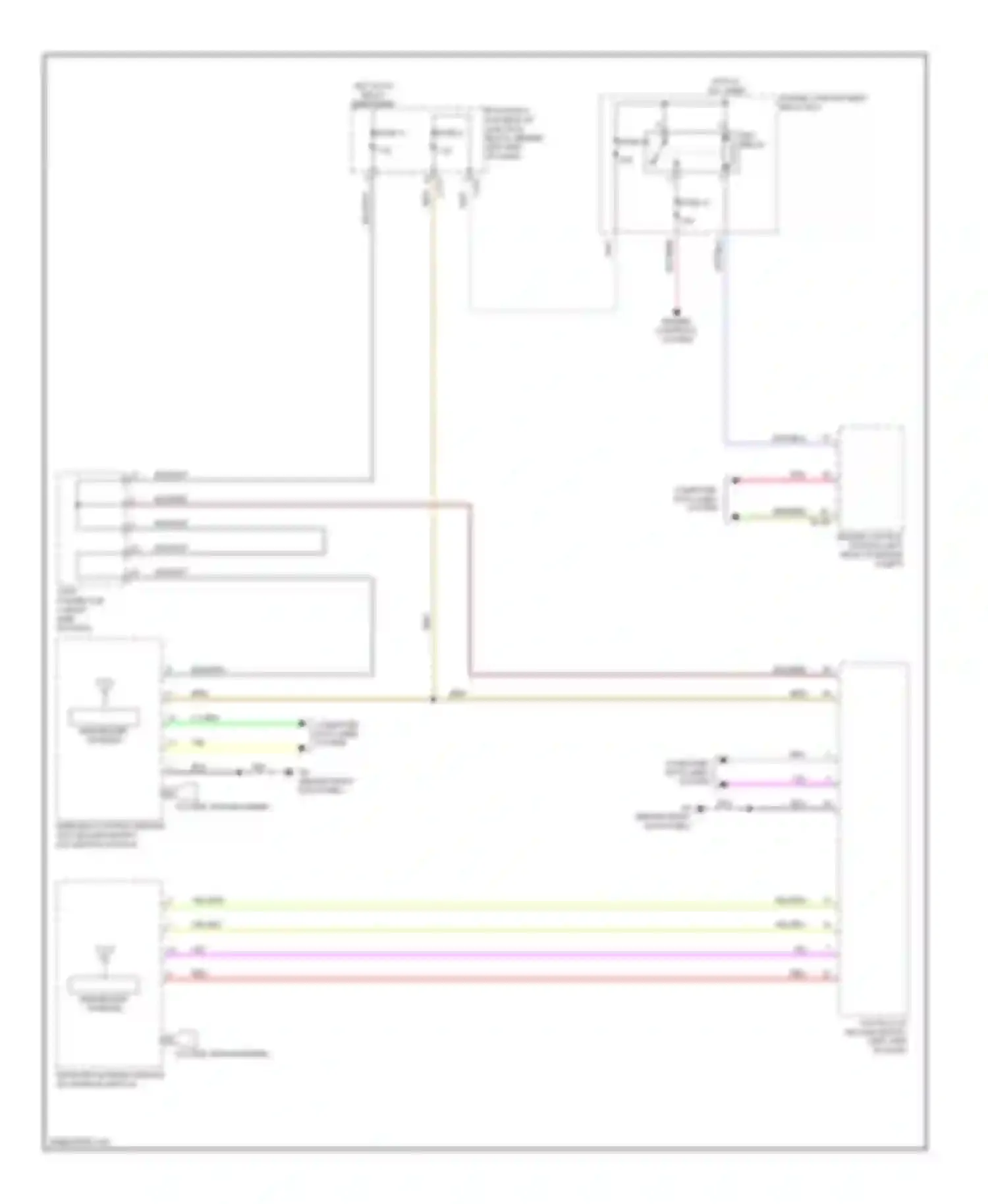 Lancer Mitsubishi X facelift (2011-2015): Immobilizer circuit, except evolution