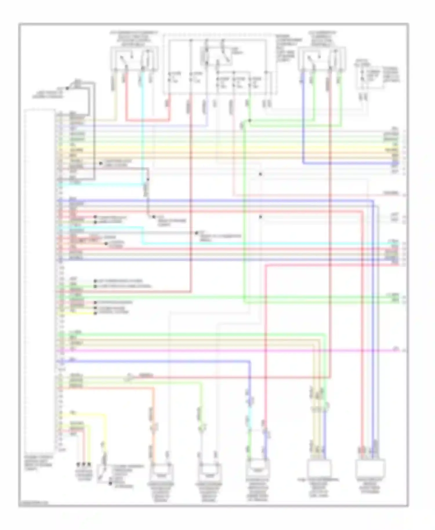 Lancer Mitsubishi X facelift (2011-2015): Wiring diagram engine performance 2.0l turbo, evolution (1 of 4)